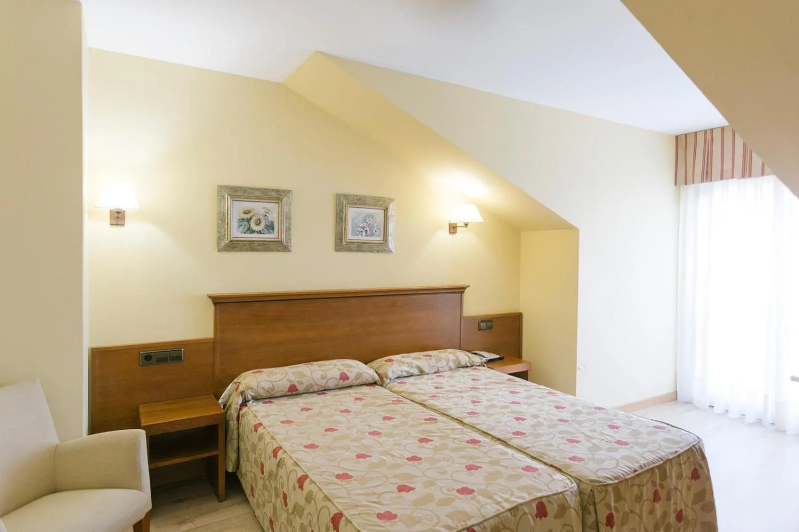 Bed in Hotel O Castro