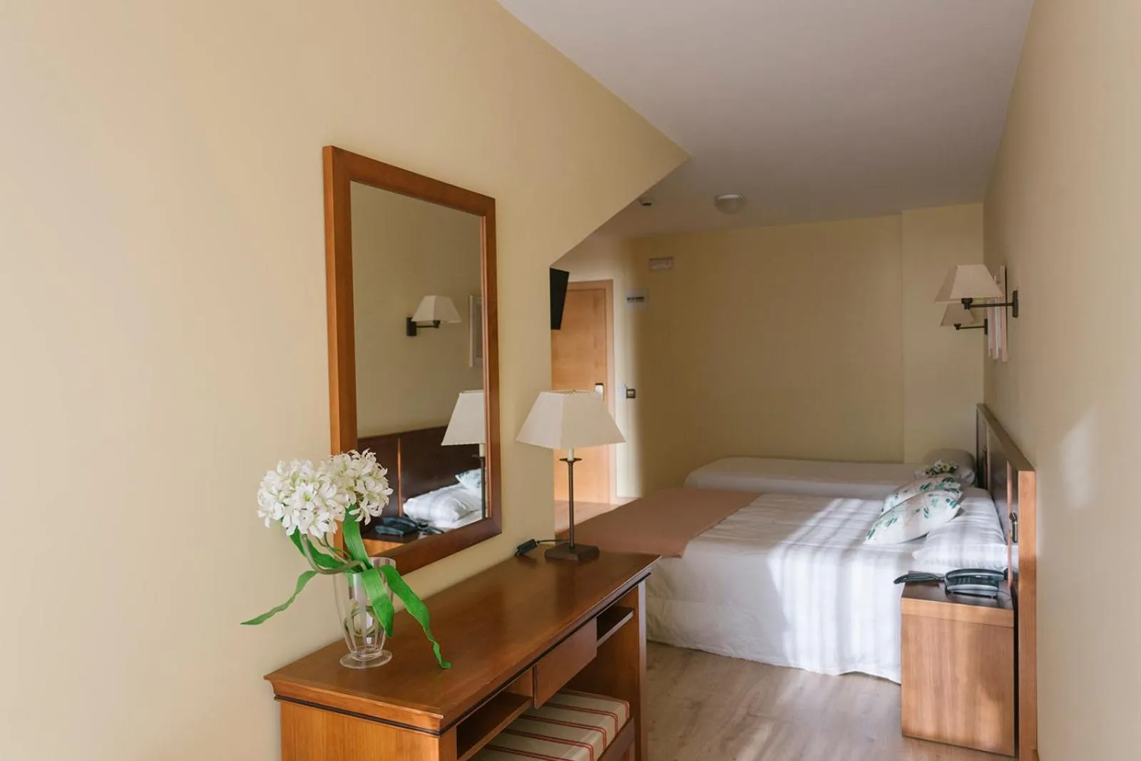 Bed in Hotel O Castro