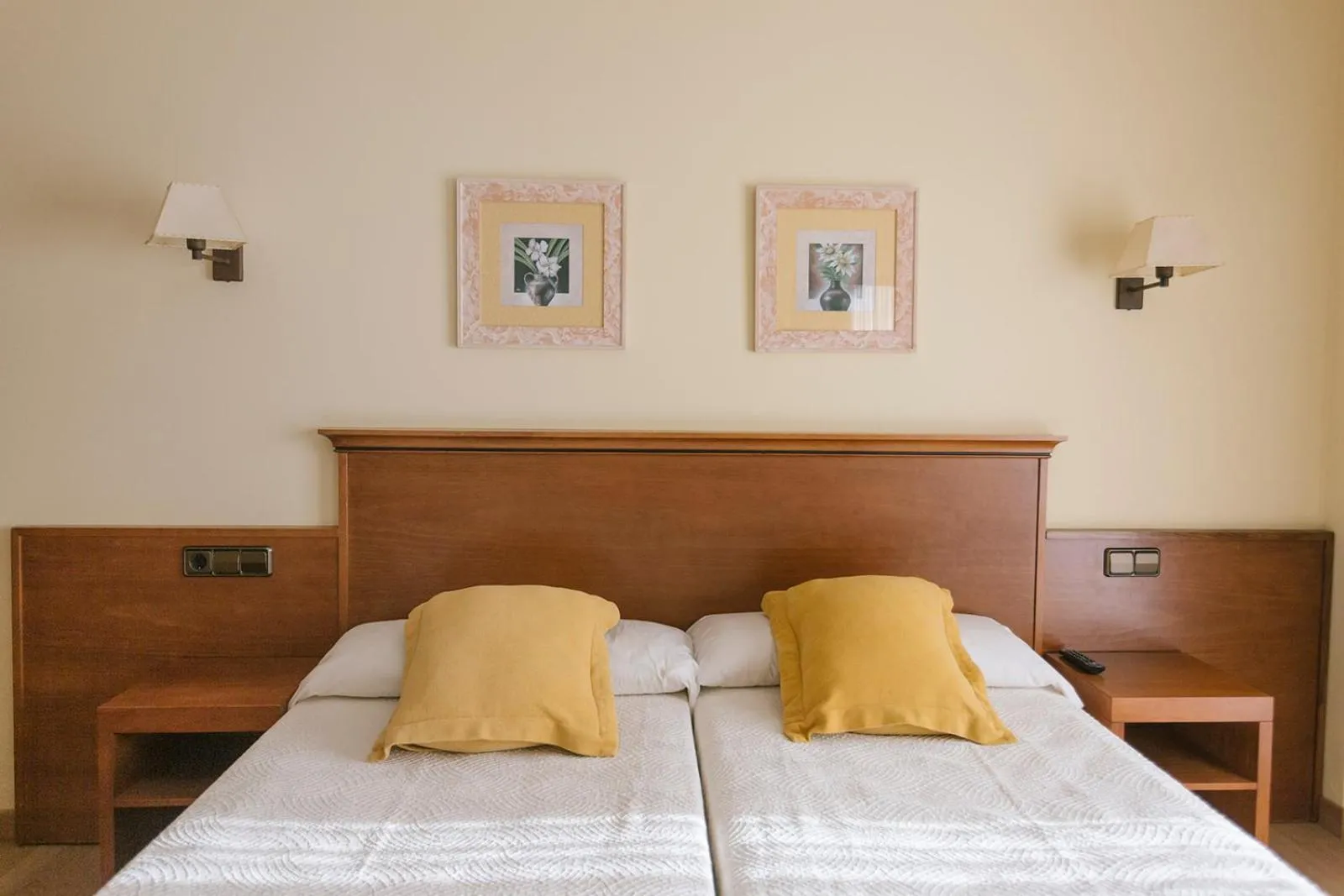 Bed in Hotel O Castro