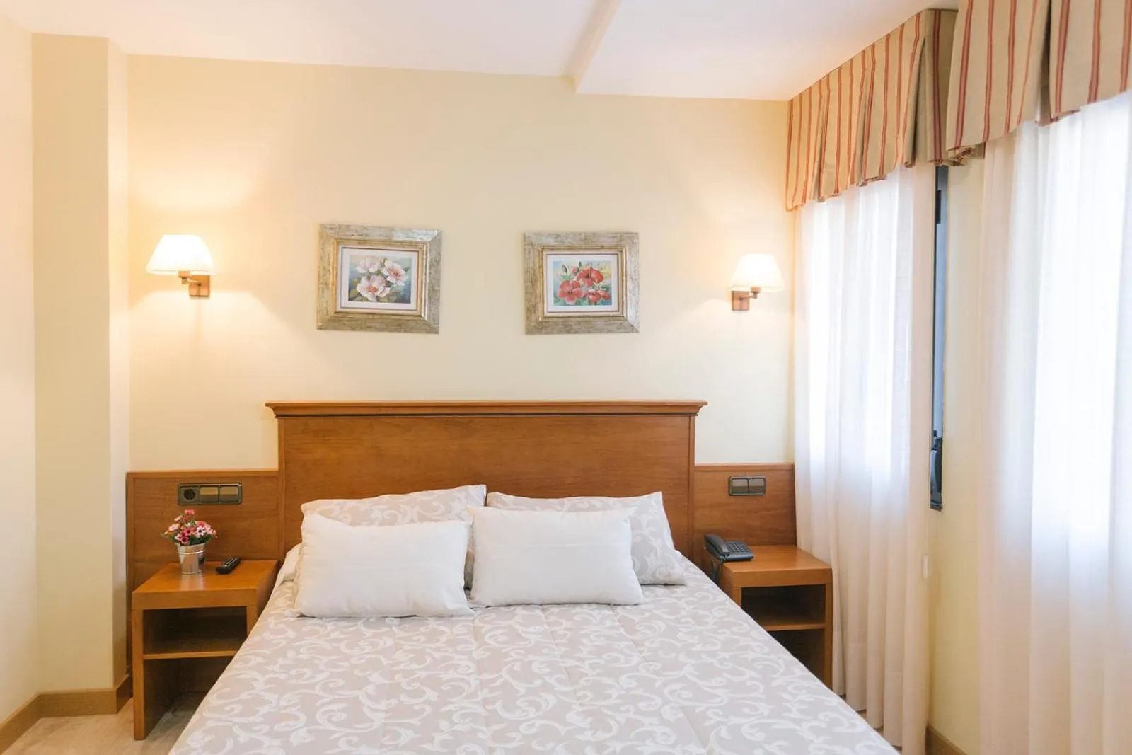 Bed in Hotel O Castro