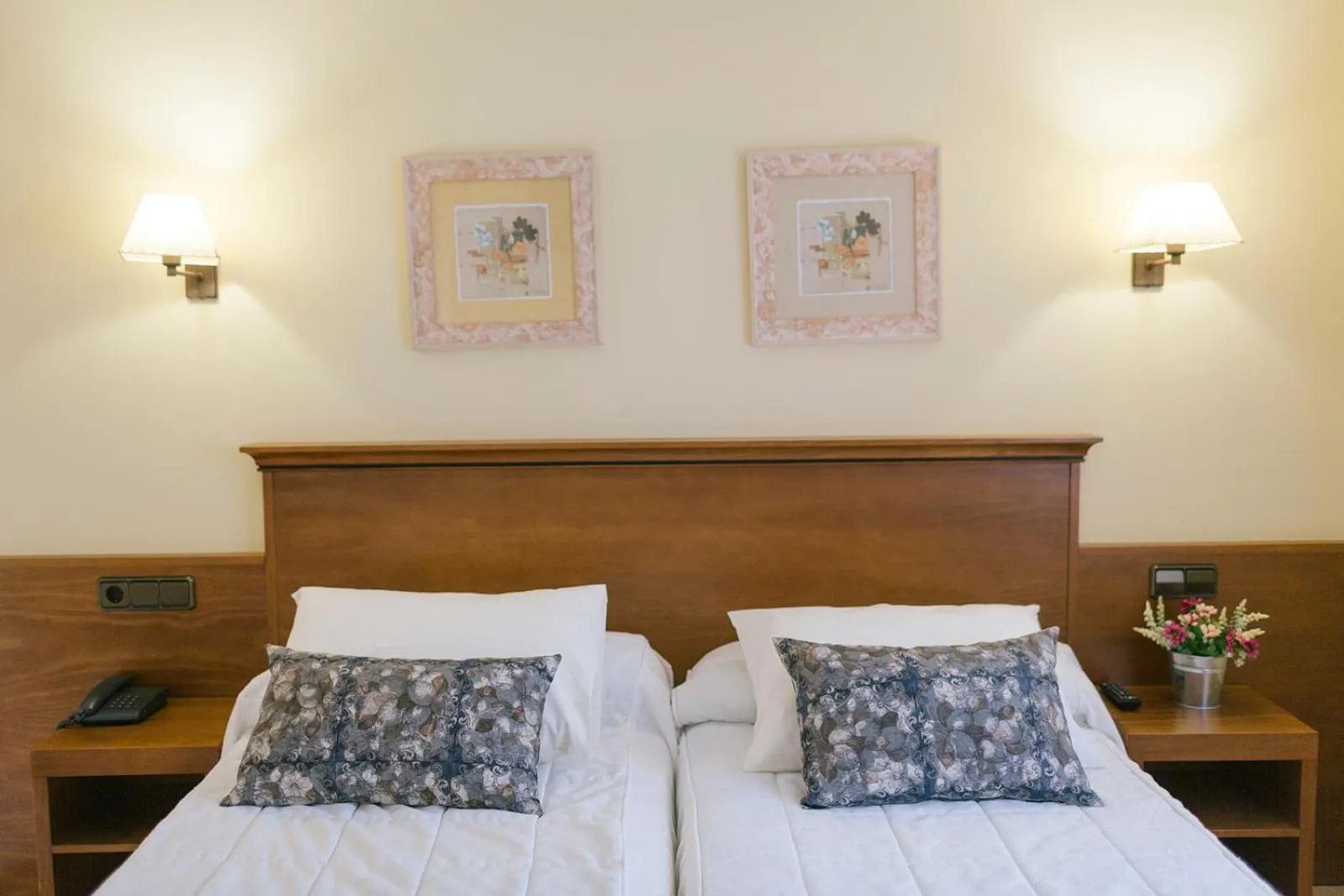 Bed in Hotel O Castro