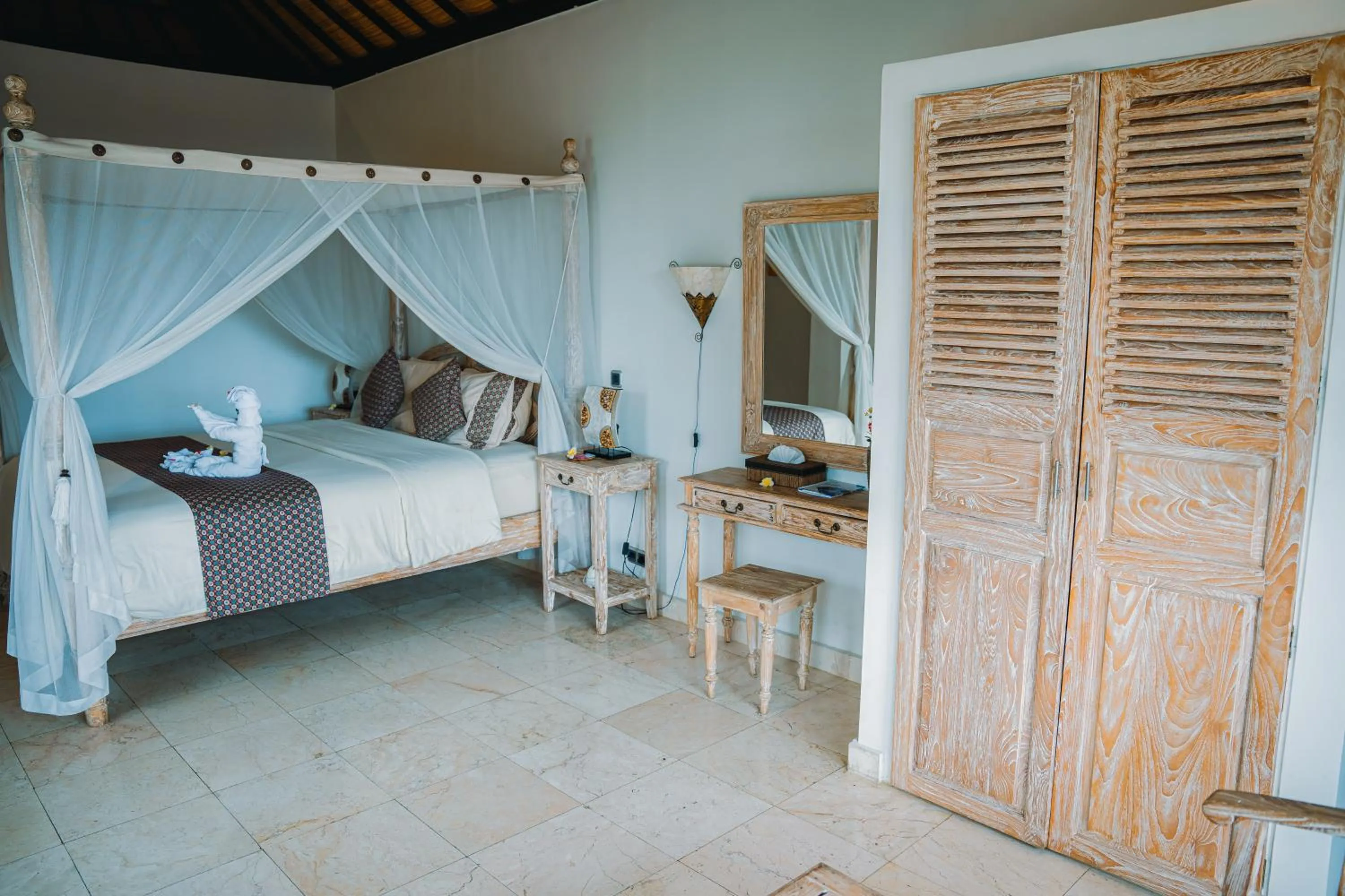 Bedroom, Bed in Puri Wirata Dive Resort and Spa Amed