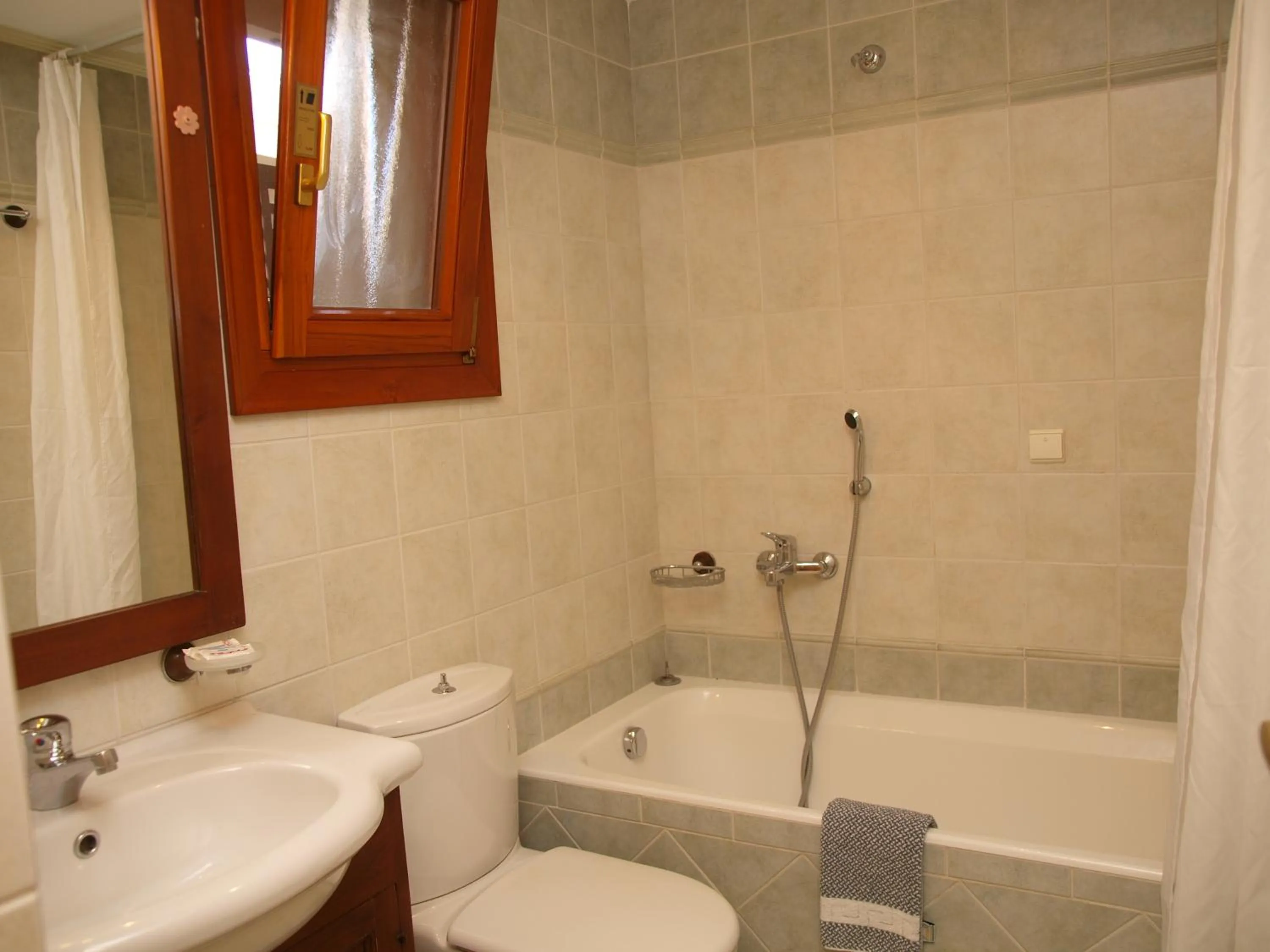 Toilet in Mylos Hotel Apartments