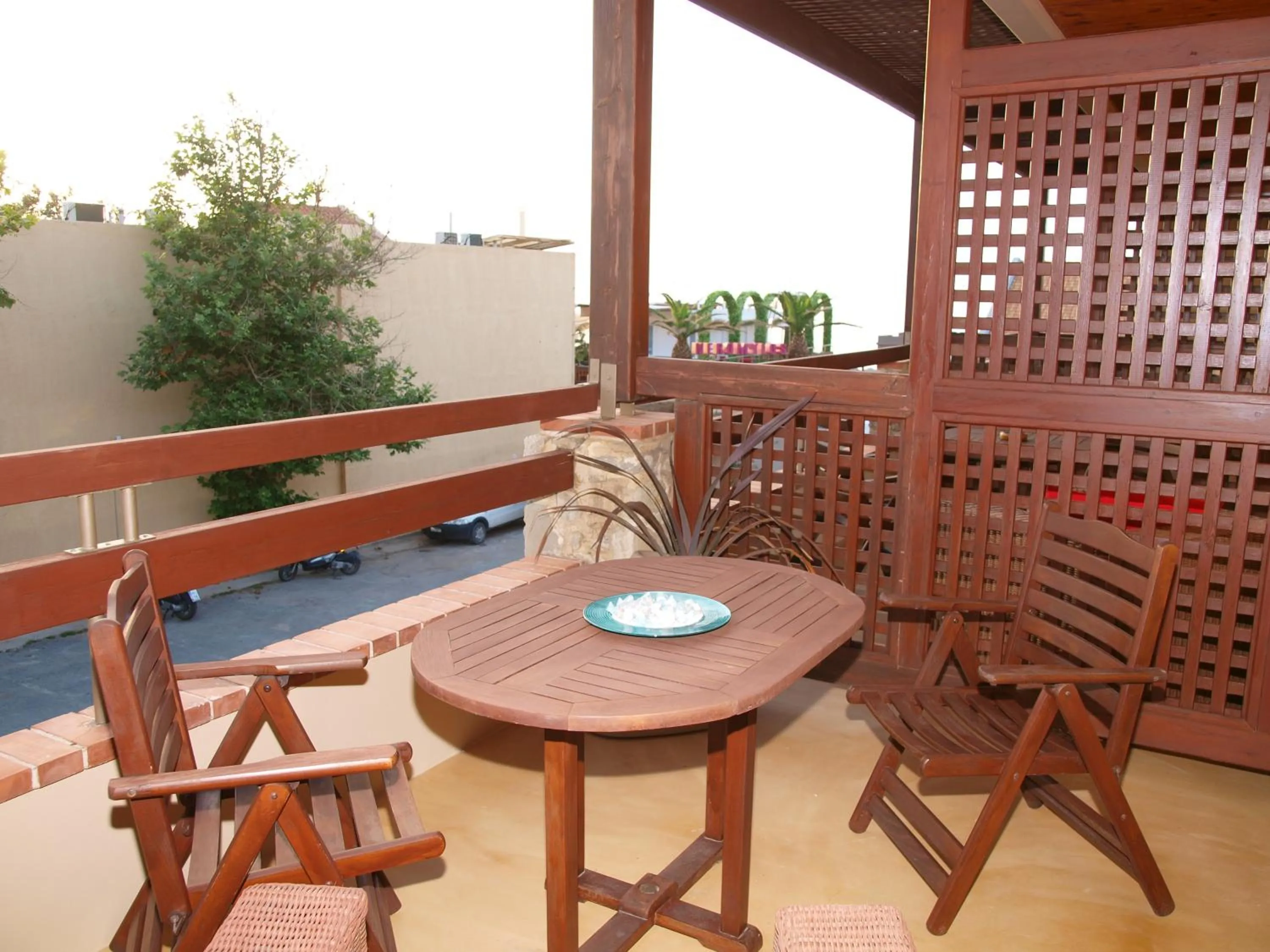 Balcony/Terrace in Mylos Hotel Apartments