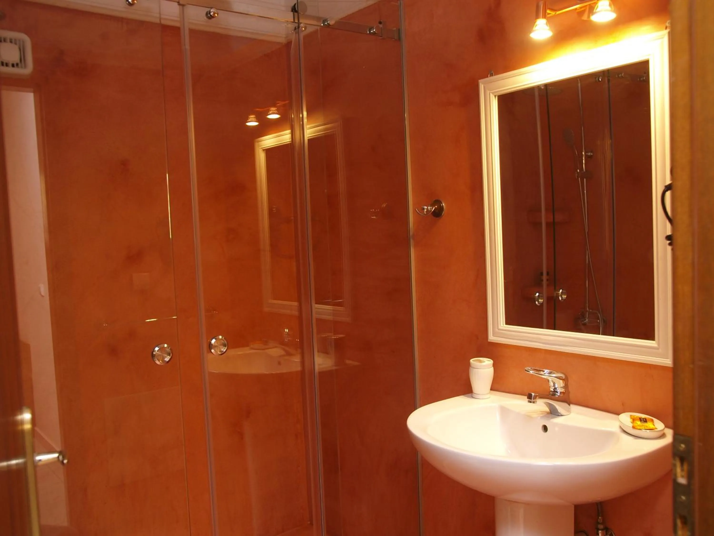 Bathroom in Mylos Hotel Apartments