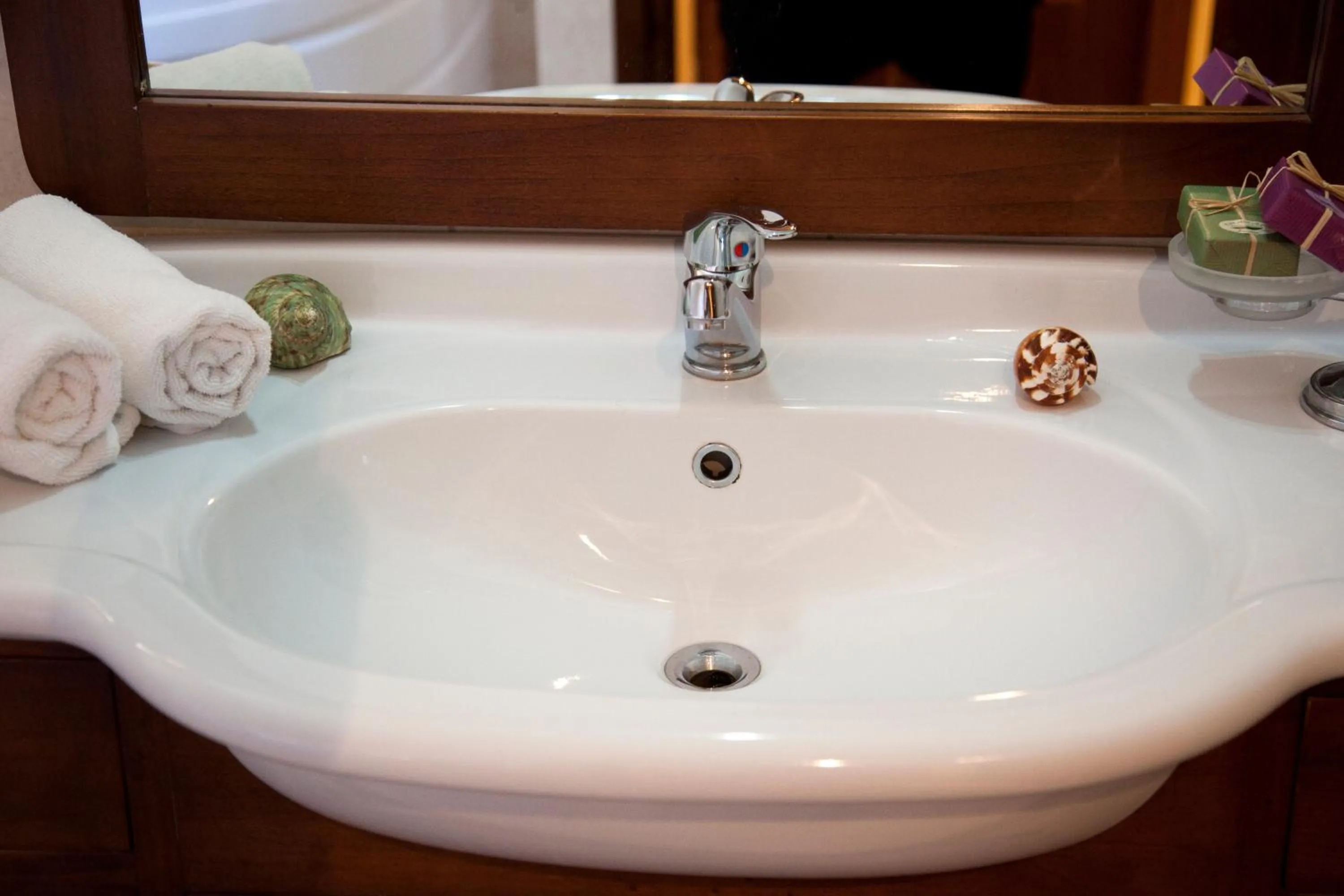 Bathroom in Mylos Hotel Apartments