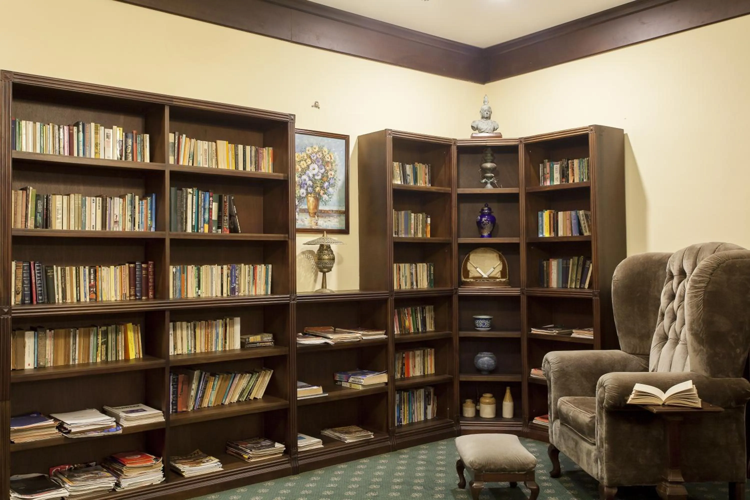 Library in Hunas Falls