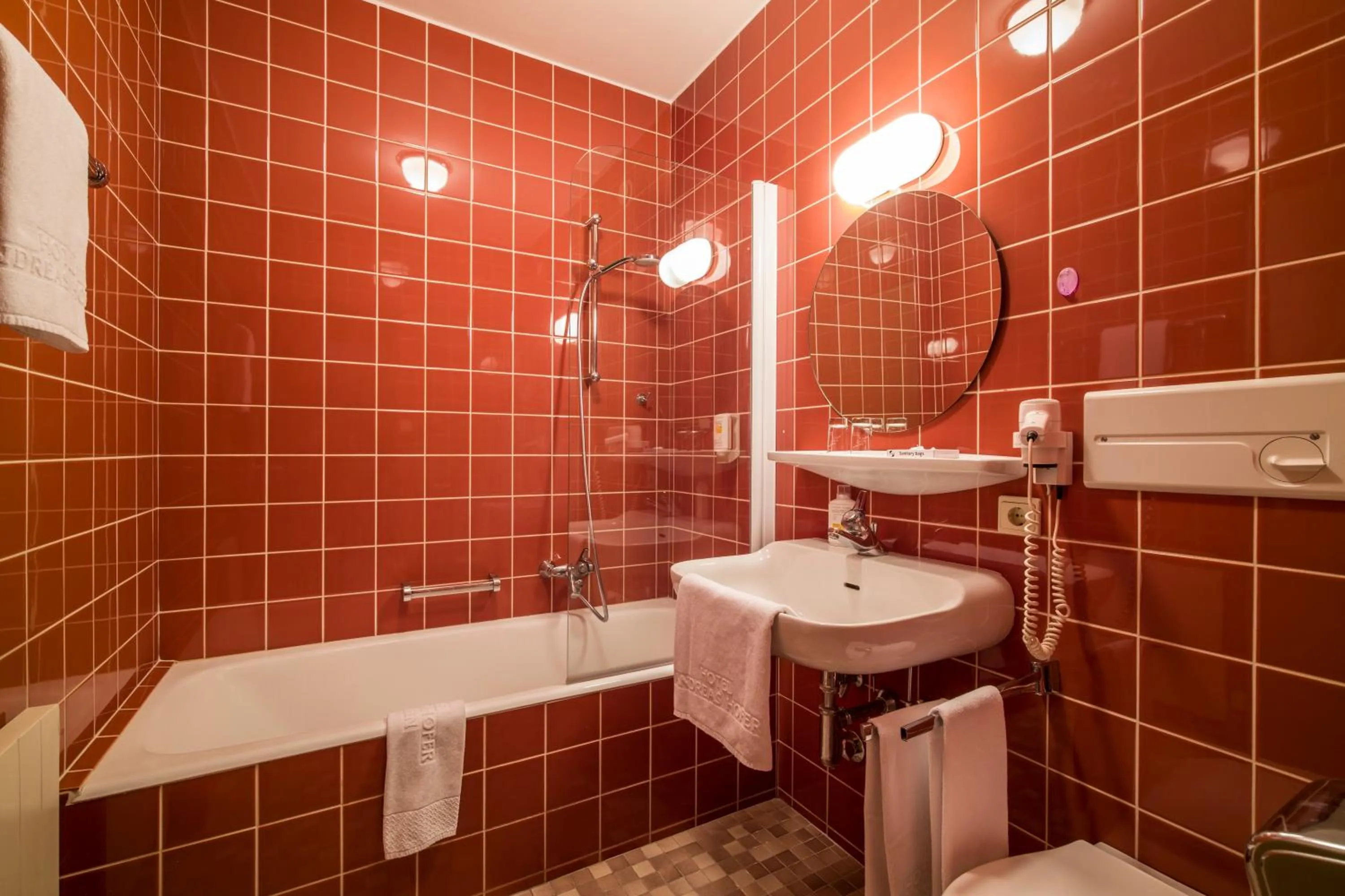 Bathroom in Aparthotel Andreas Hofer