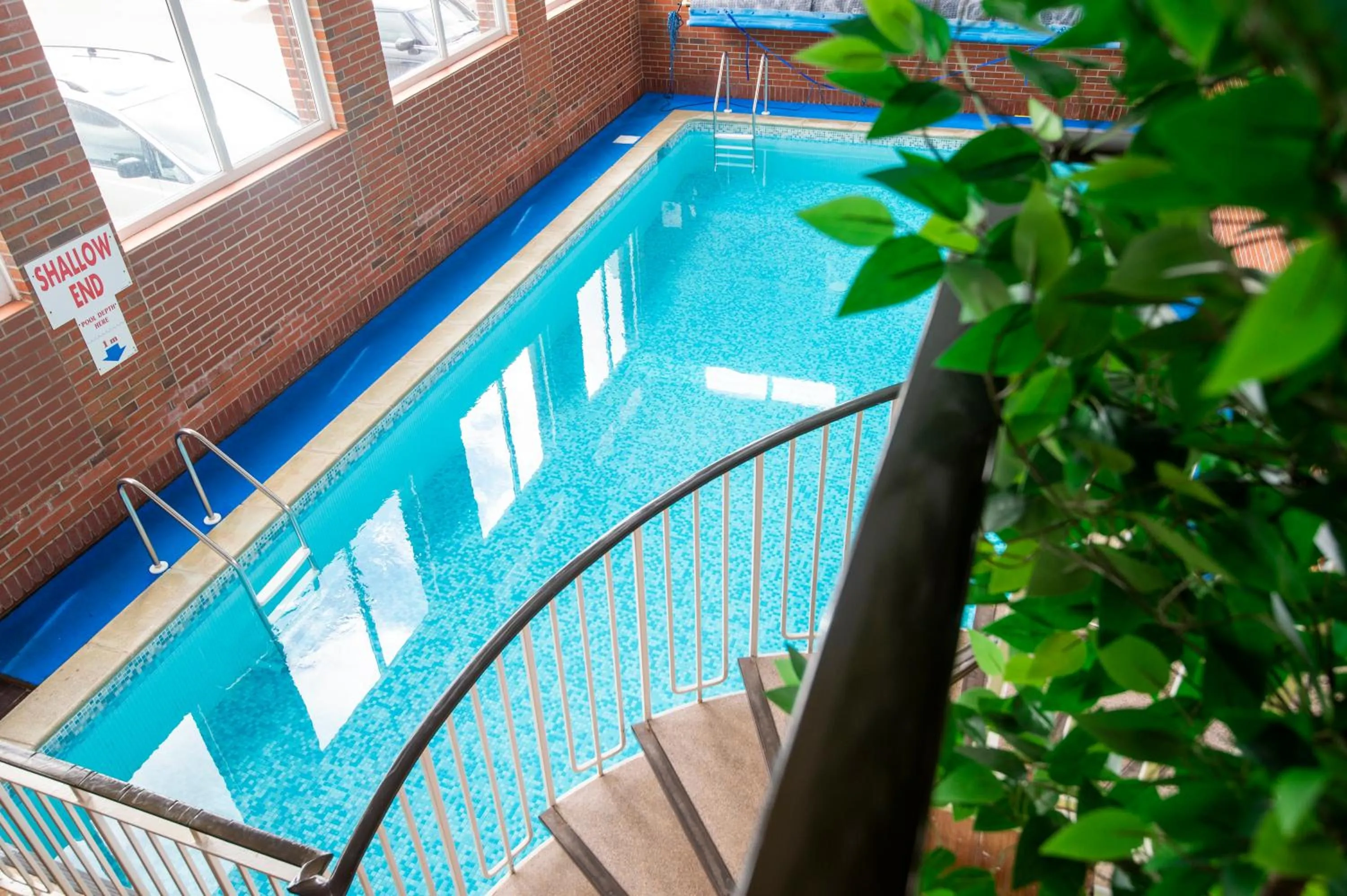 Pool view in Palm Court Hotel