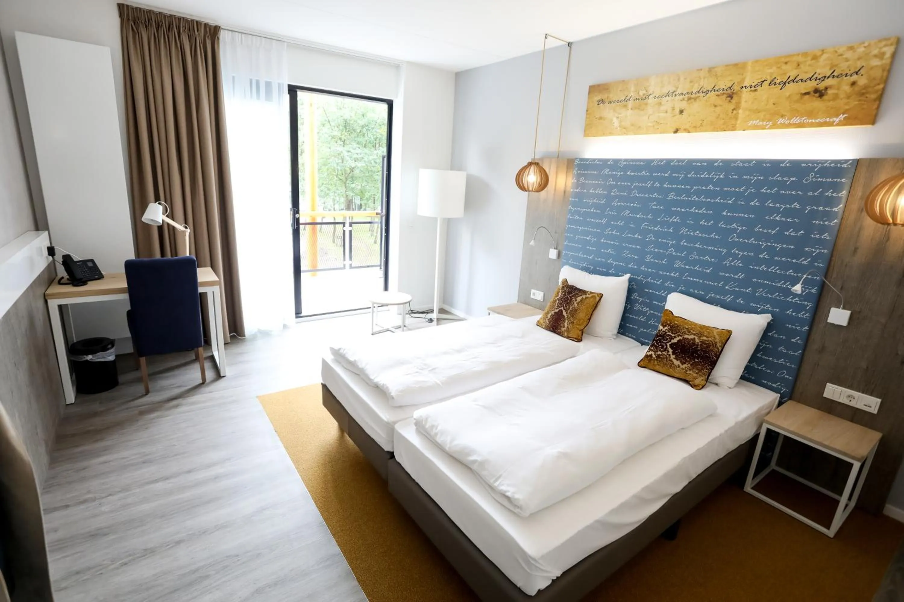 Garden view, Bed in Landgoed ISVW