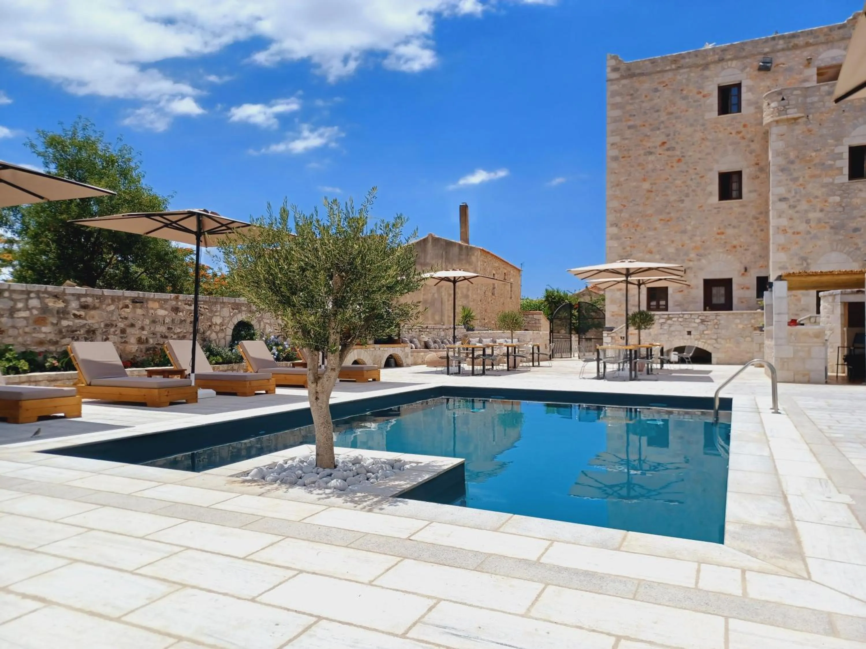 Swimming pool in Areos Polis Boutique Hotel