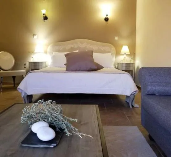 Bedroom, Bed in Areos Polis Boutique Hotel
