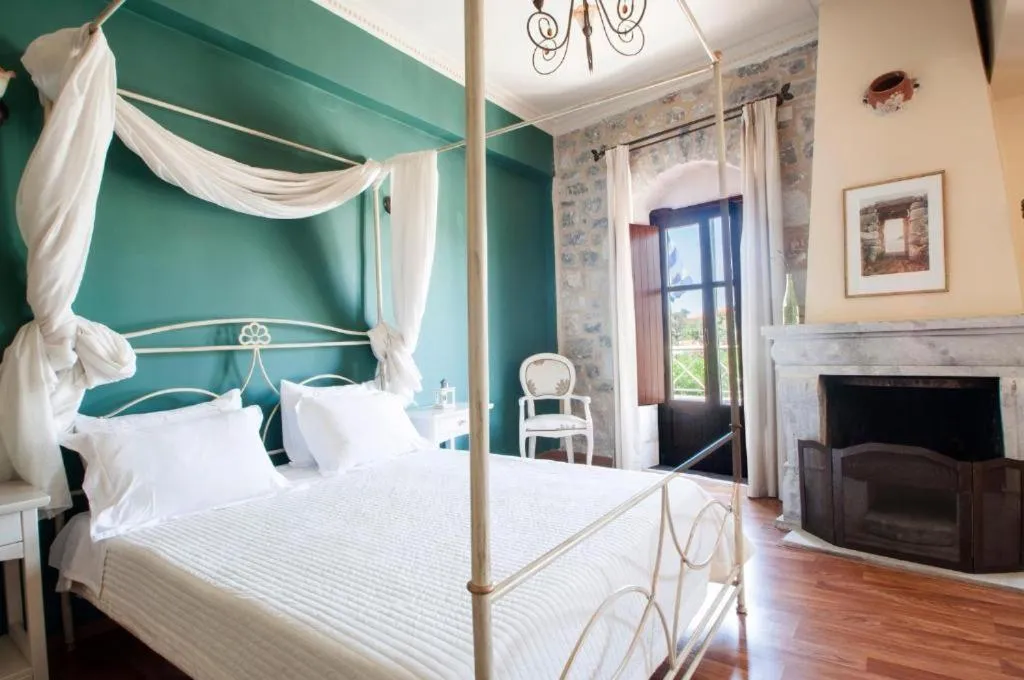 Bed in Areos Polis Boutique Hotel