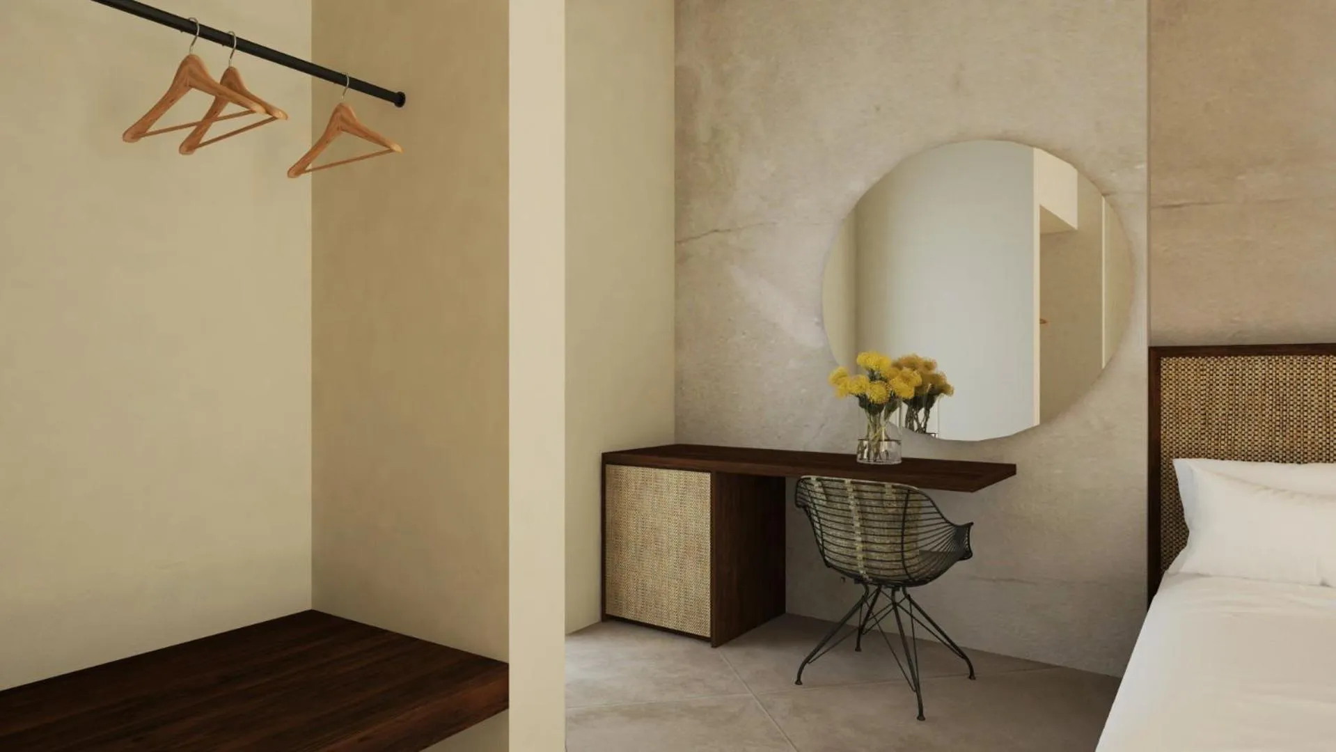 Bed in Areos Polis Boutique Hotel