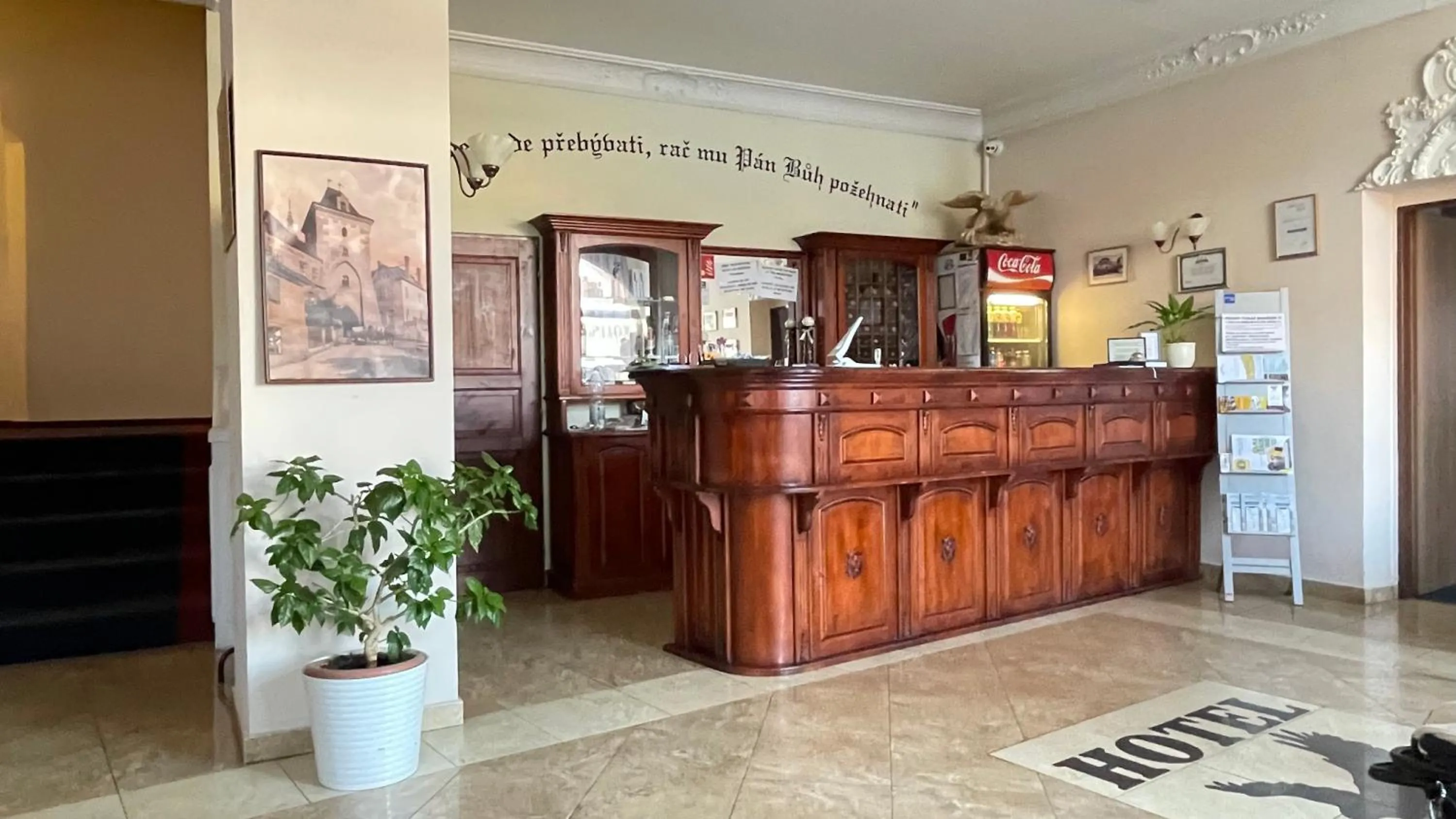 Lobby or reception in Hotel Černý Orel Žatec
