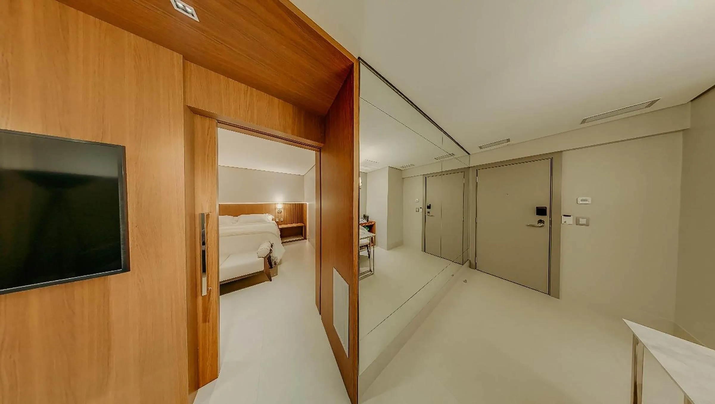 Bed in Amazon Taiamã Hotel