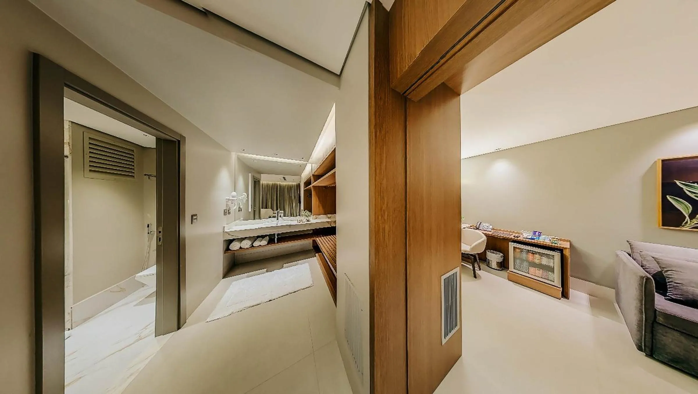 Bed in Amazon Taiamã Hotel