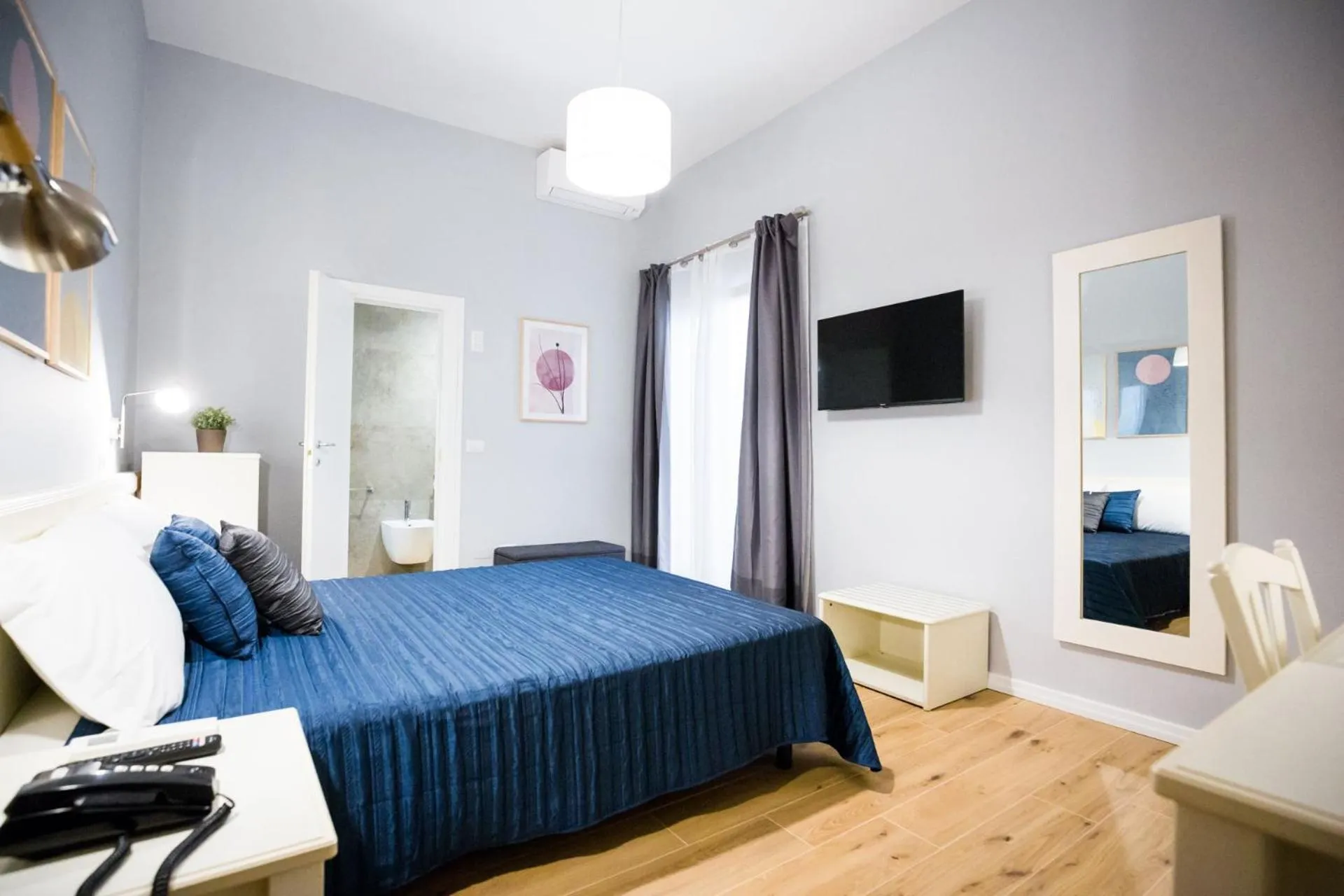 Bed in Hotel Conchiglia