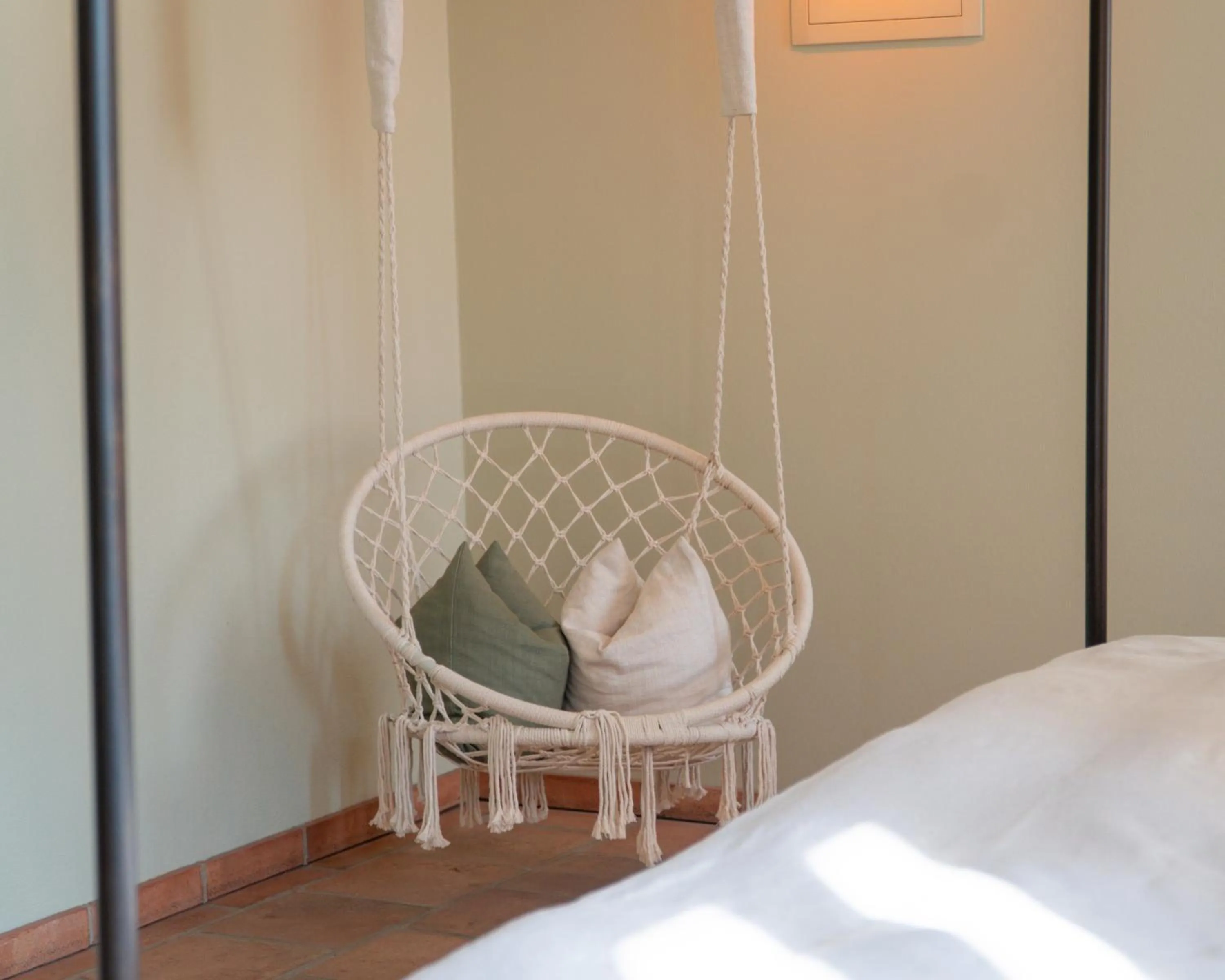 Seating area, Bed in Albergo-Toscana