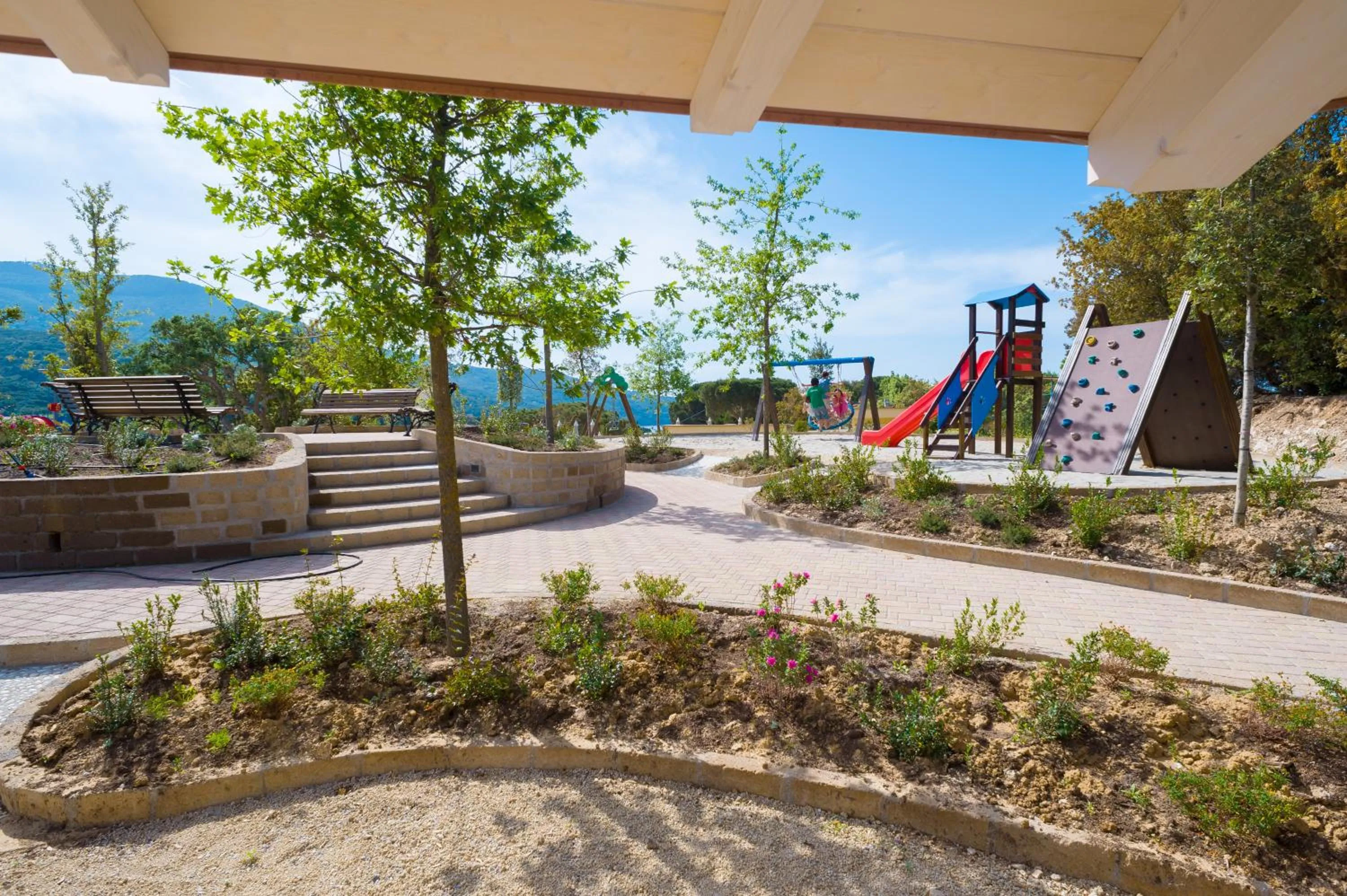 Children play ground in Hotel La Perla Del Golfo