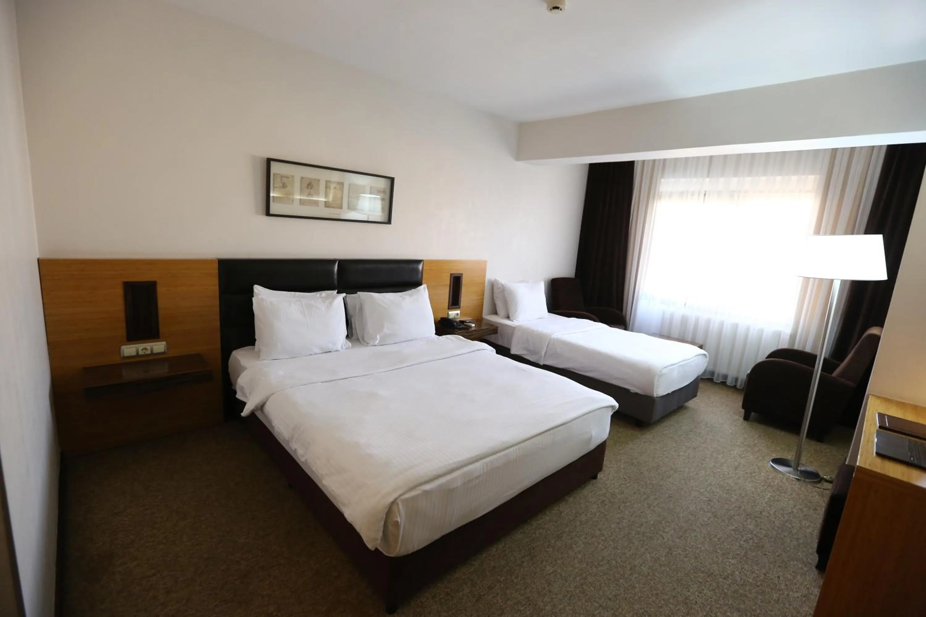 Bed in North Point Hotel