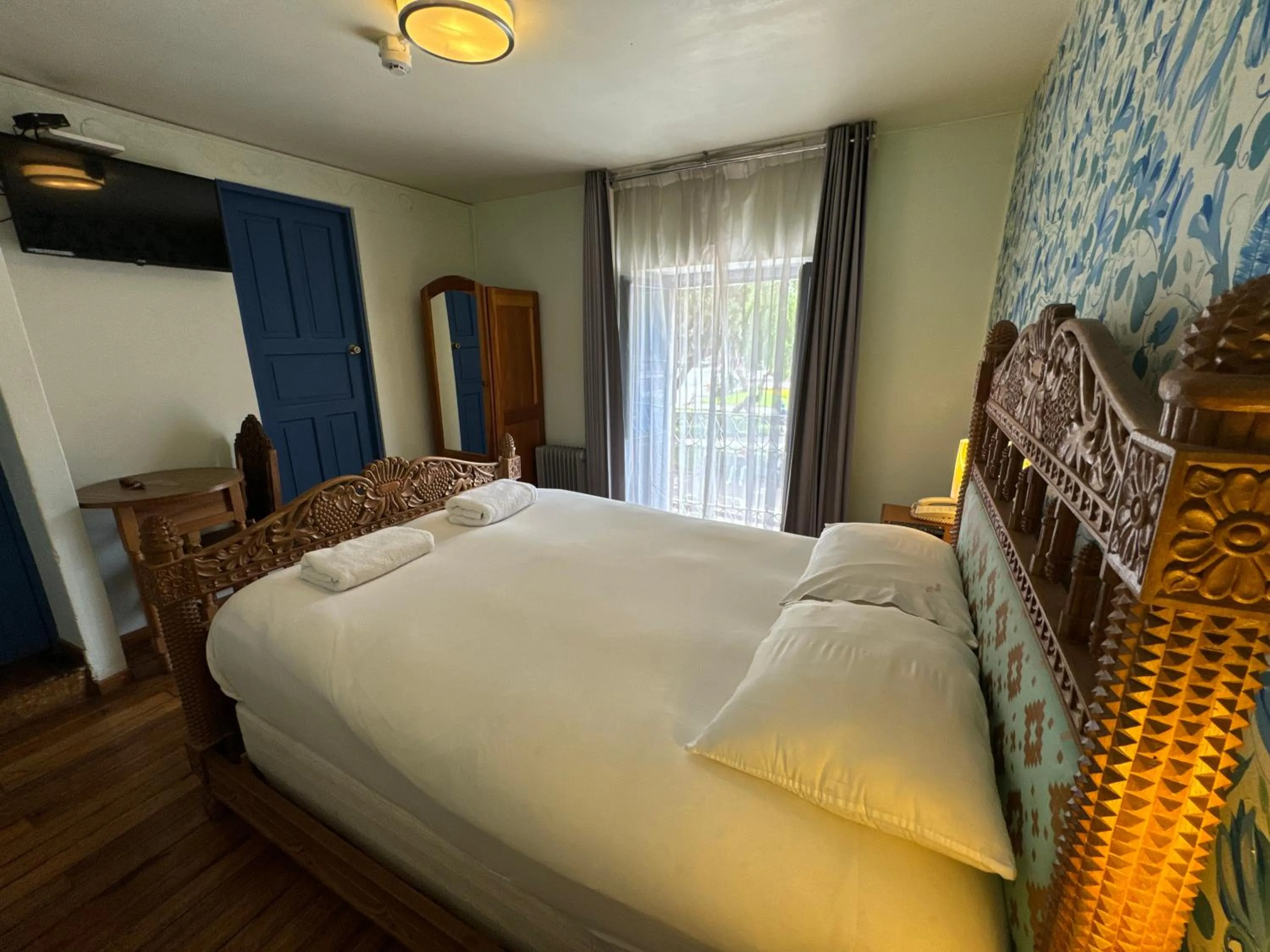 Property building, Bed in Posada Villa Mayor