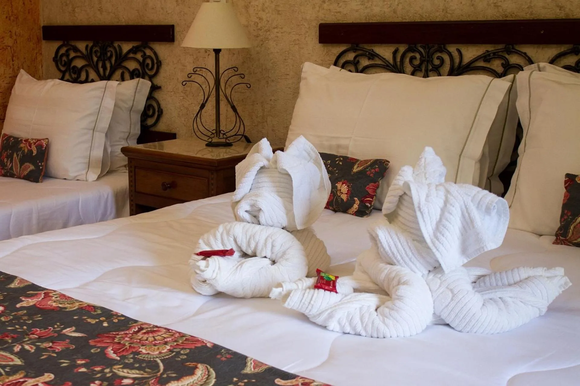 Bed in Pousada Brasil Nativo