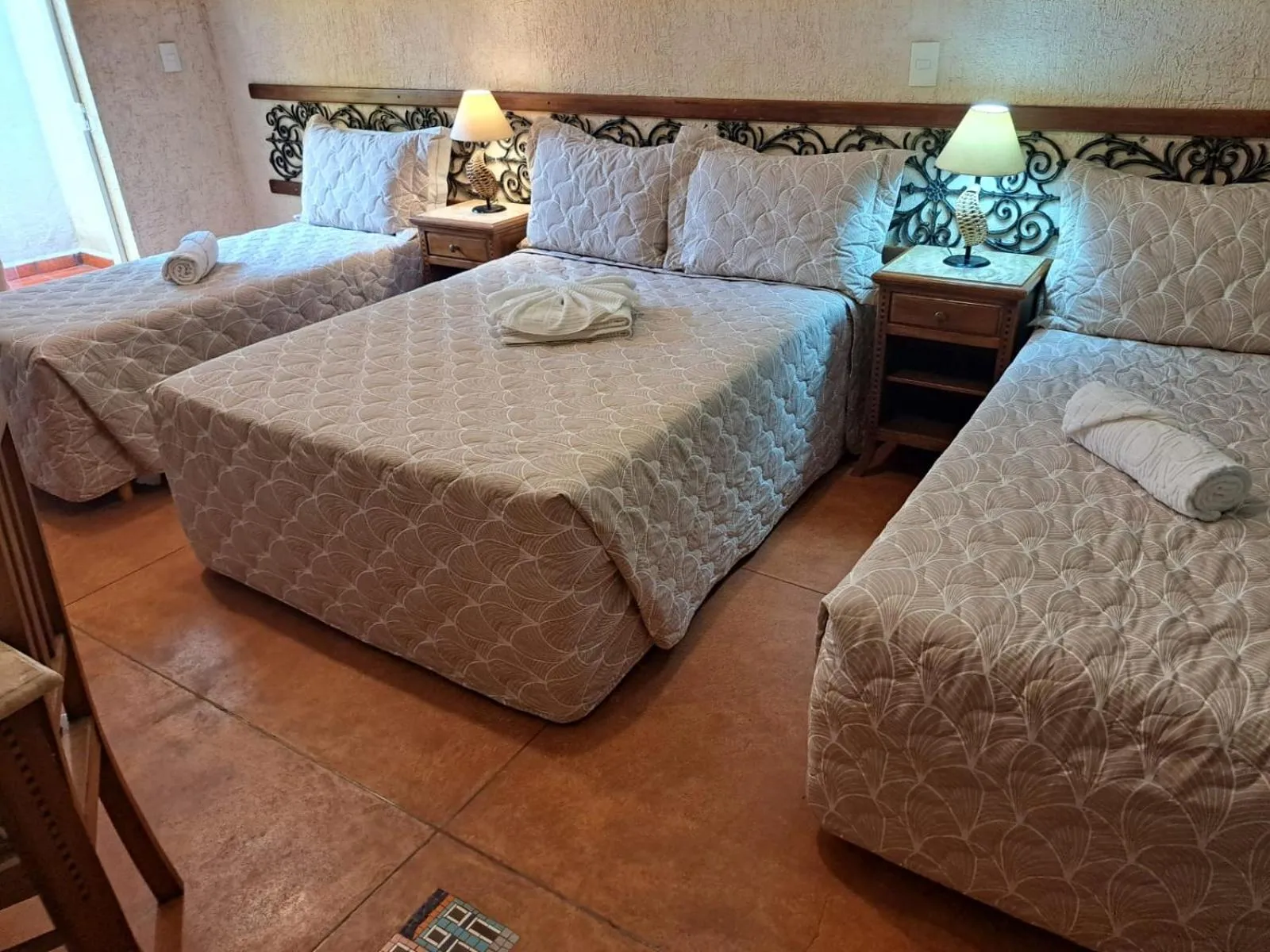 Bed in Pousada Brasil Nativo