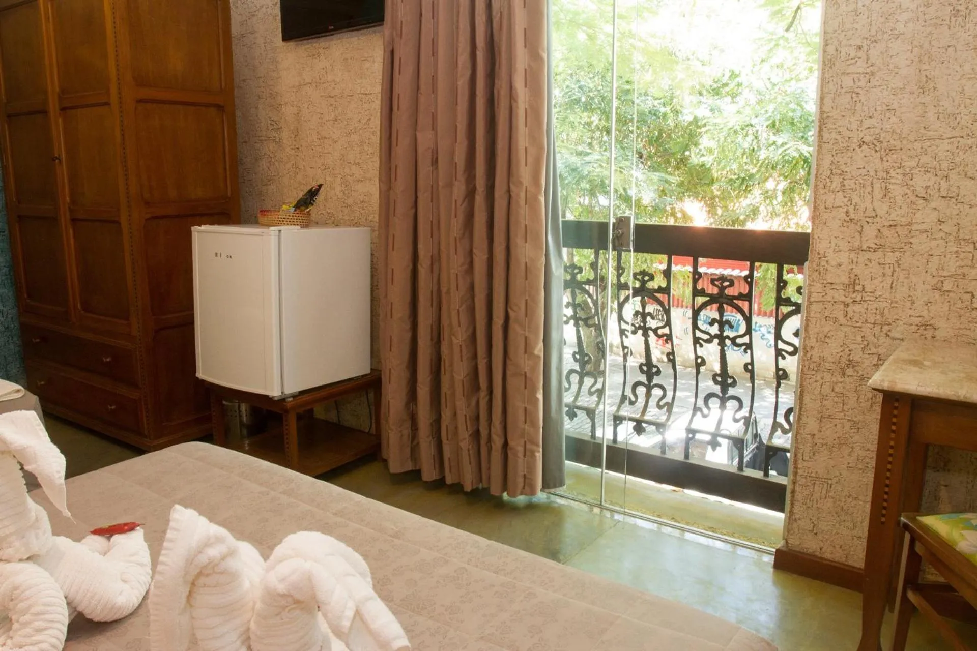 Bed in Pousada Brasil Nativo