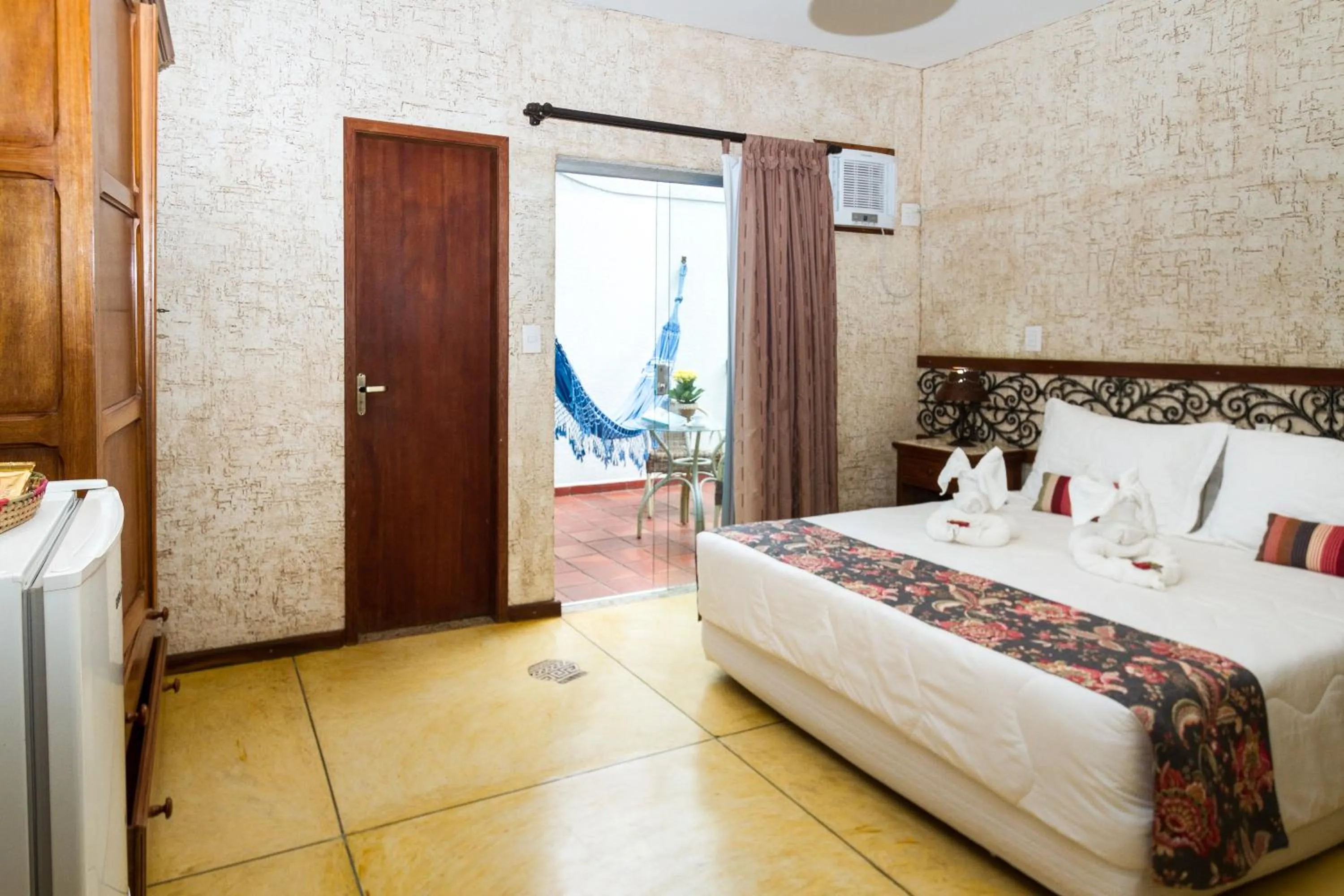 Bed in Pousada Brasil Nativo