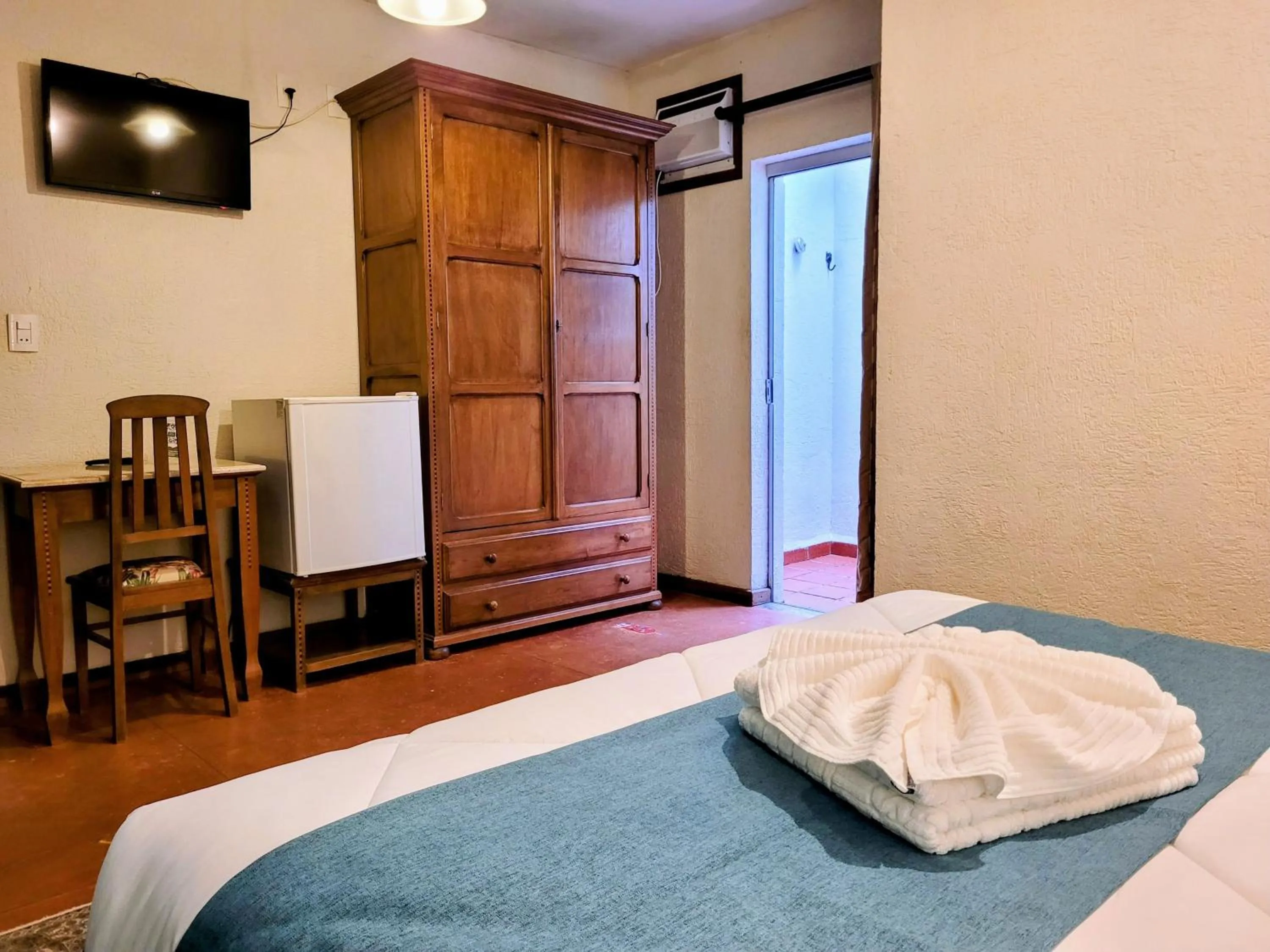 Bed in Pousada Brasil Nativo