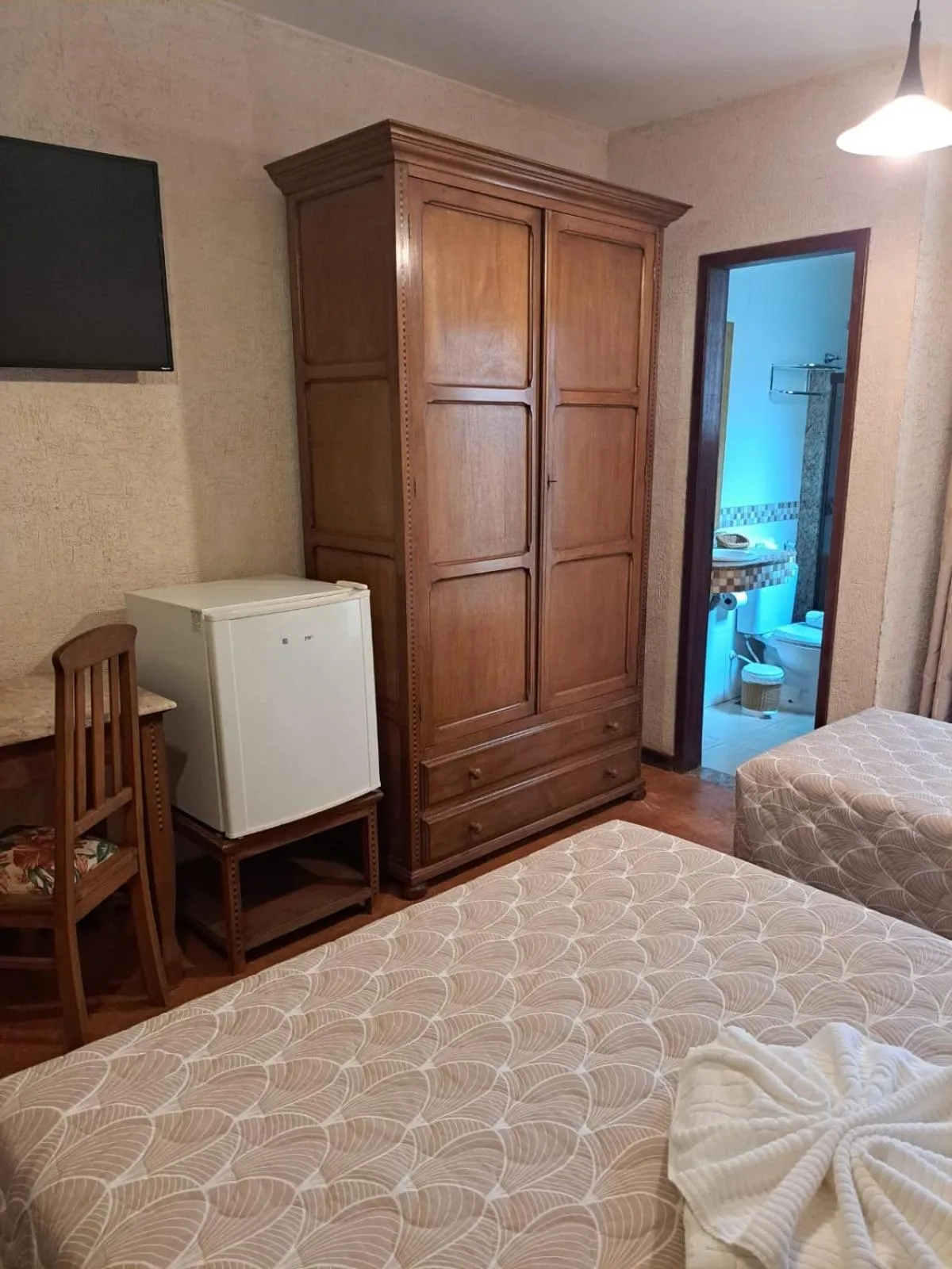 Bed in Pousada Brasil Nativo