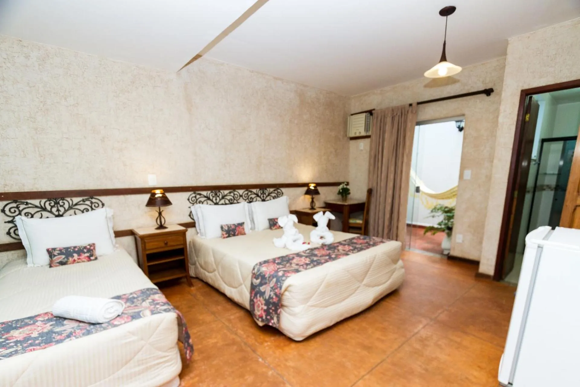 Bed in Pousada Brasil Nativo