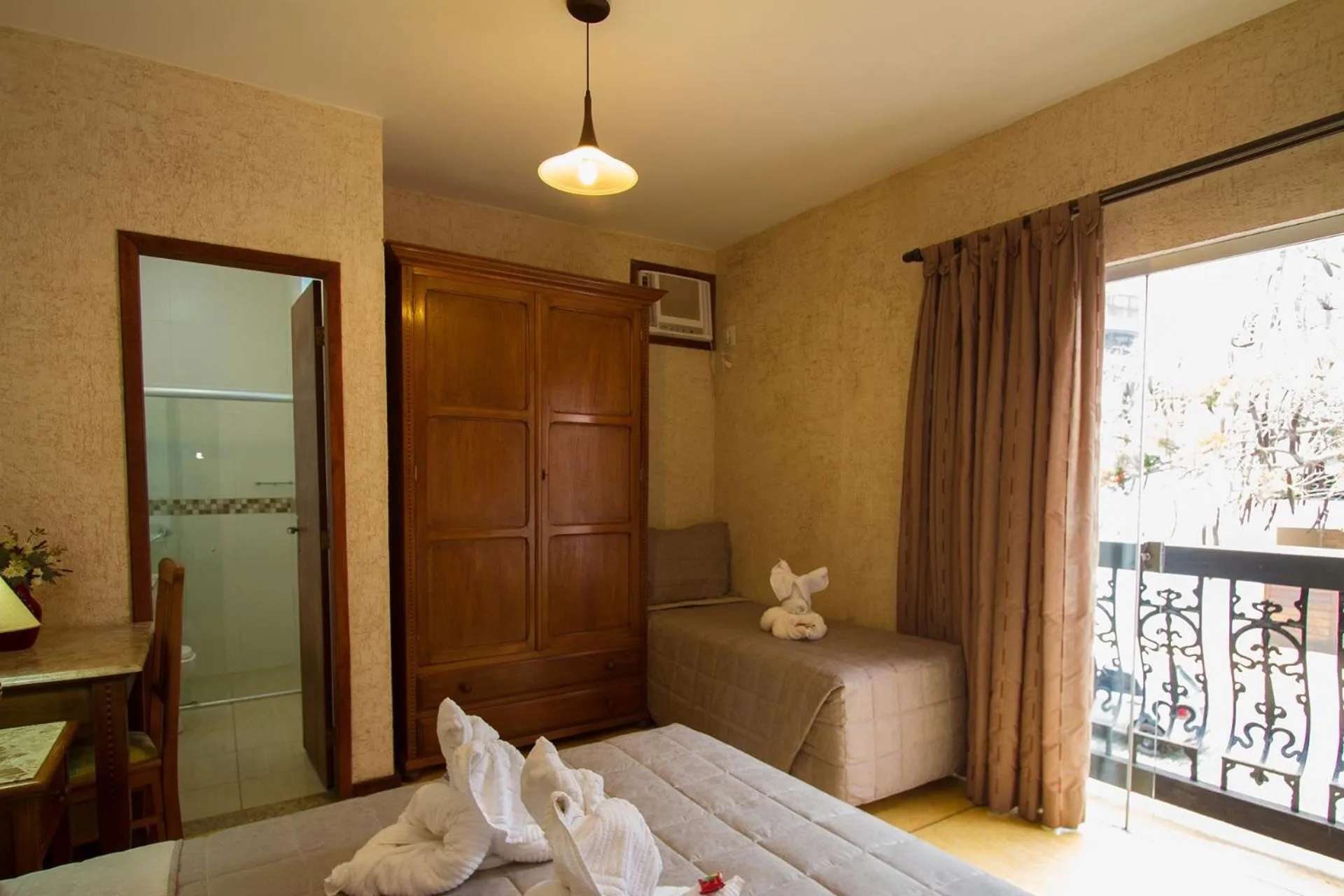 Bed in Pousada Brasil Nativo