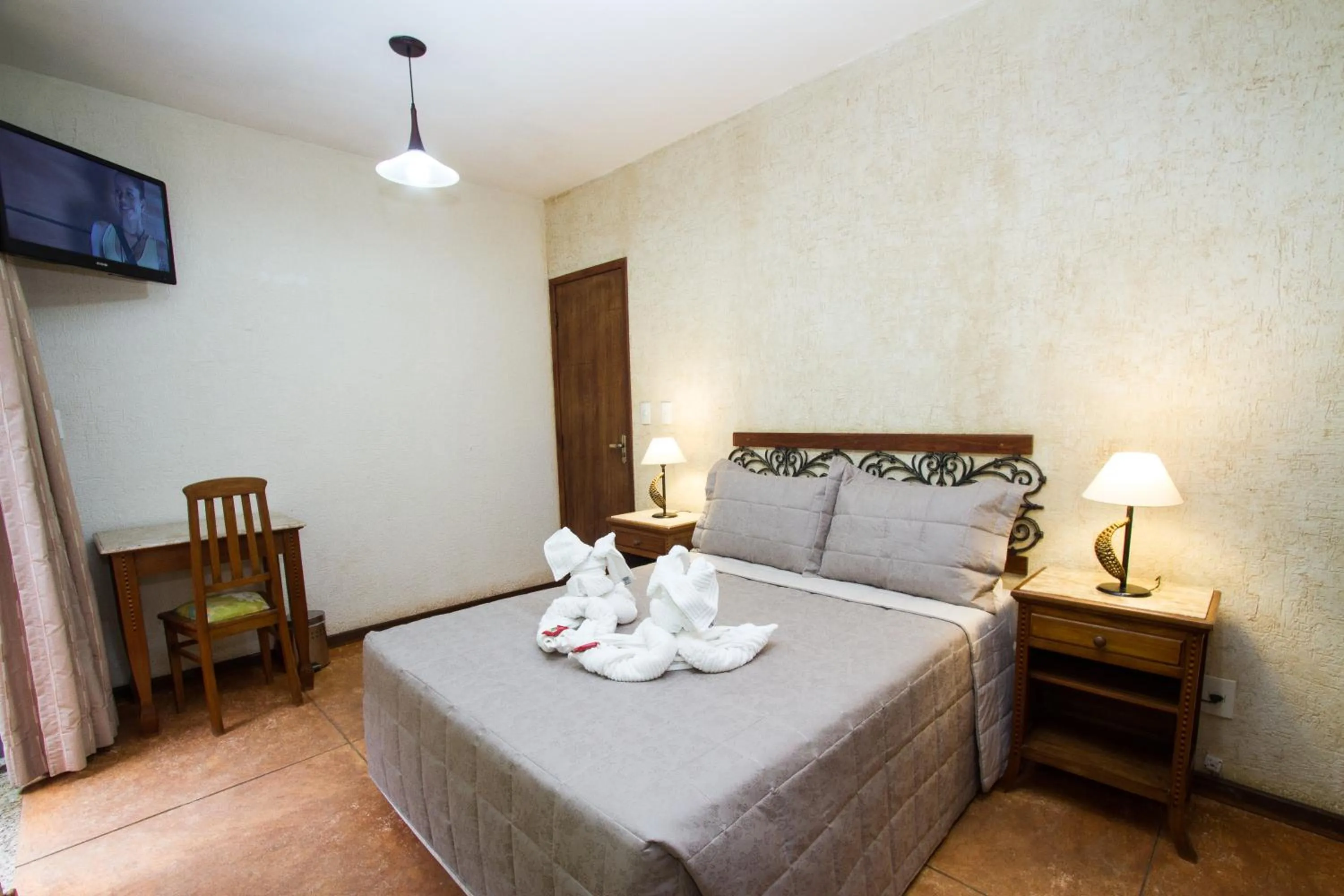 Bed in Pousada Brasil Nativo