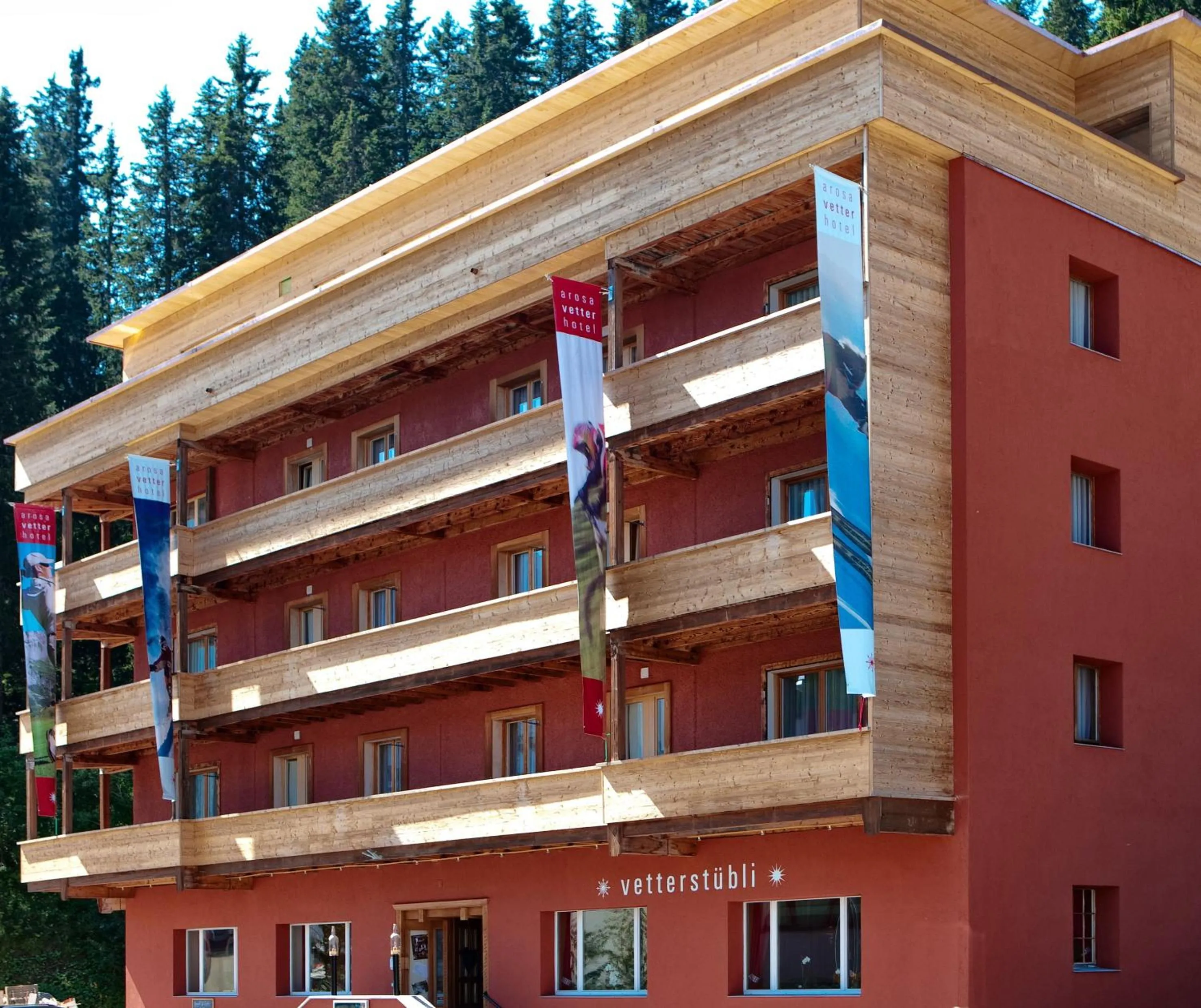 Property building in Arosa Vetter Hotel