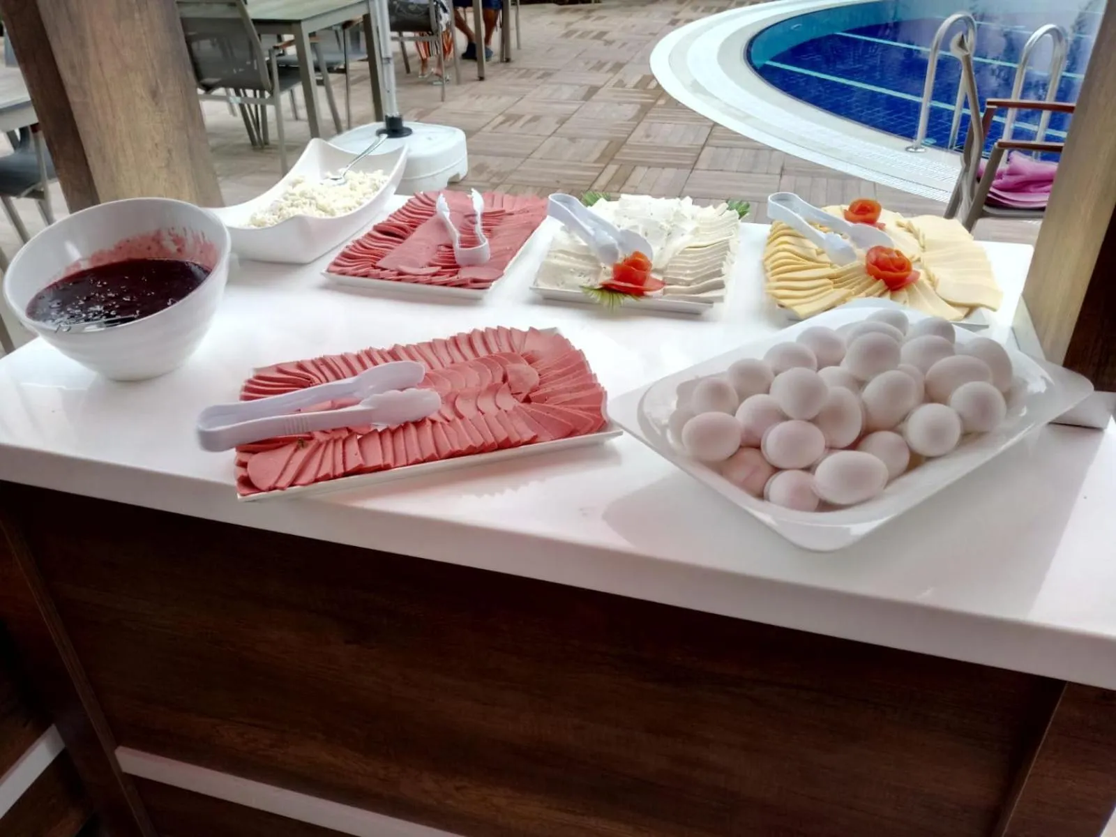 Buffet breakfast in Sunway Club Otel