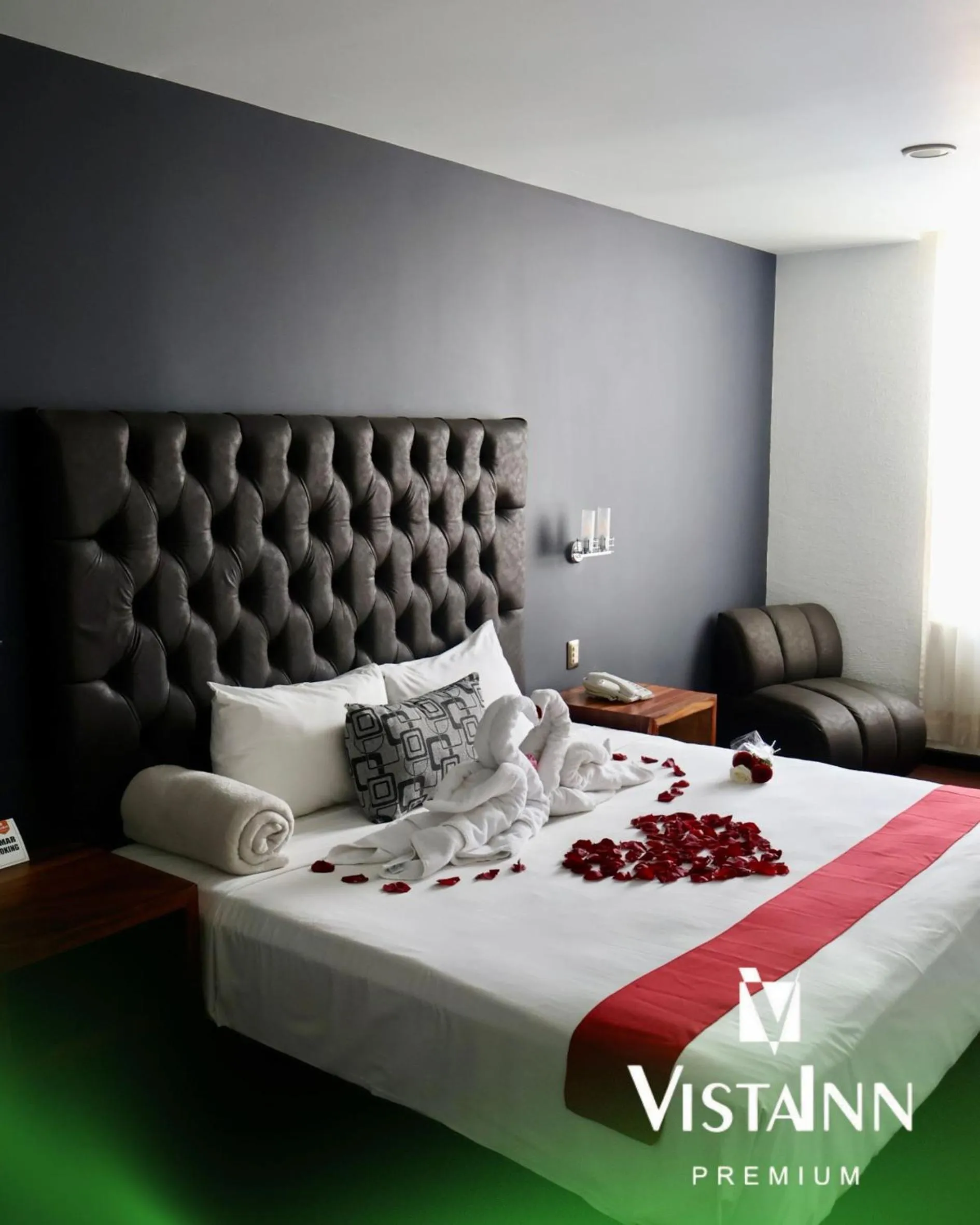 Bed in Hotel Vista Inn Premium