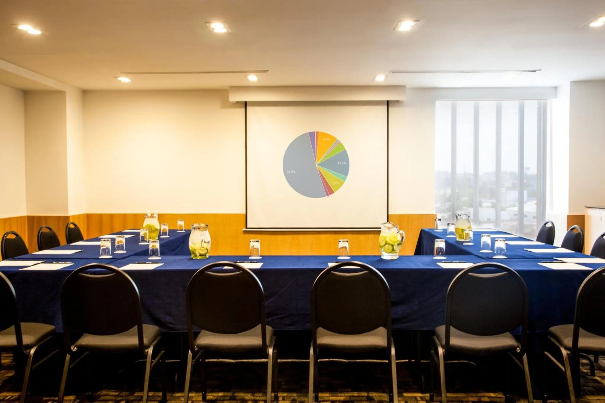 Meeting/conference room in Fiesta Inn Tlalnepantla