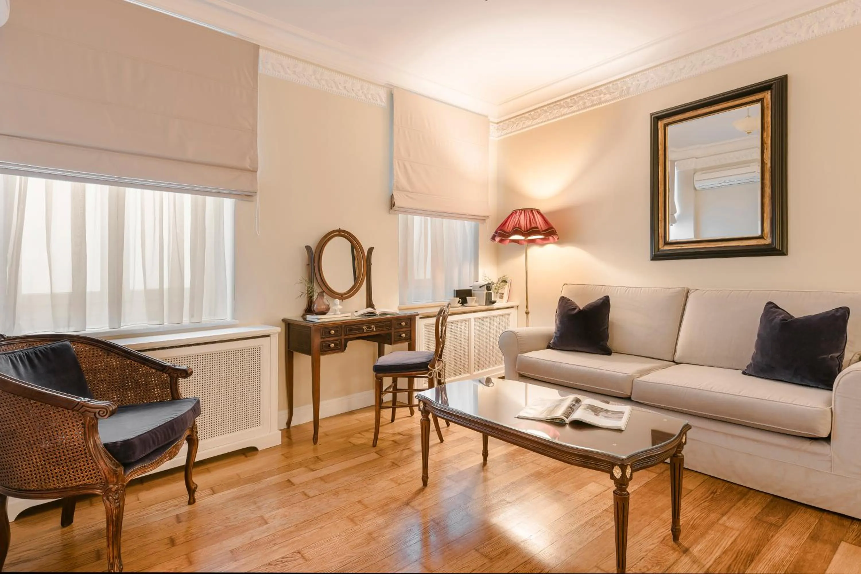 Living room in Noble Suites