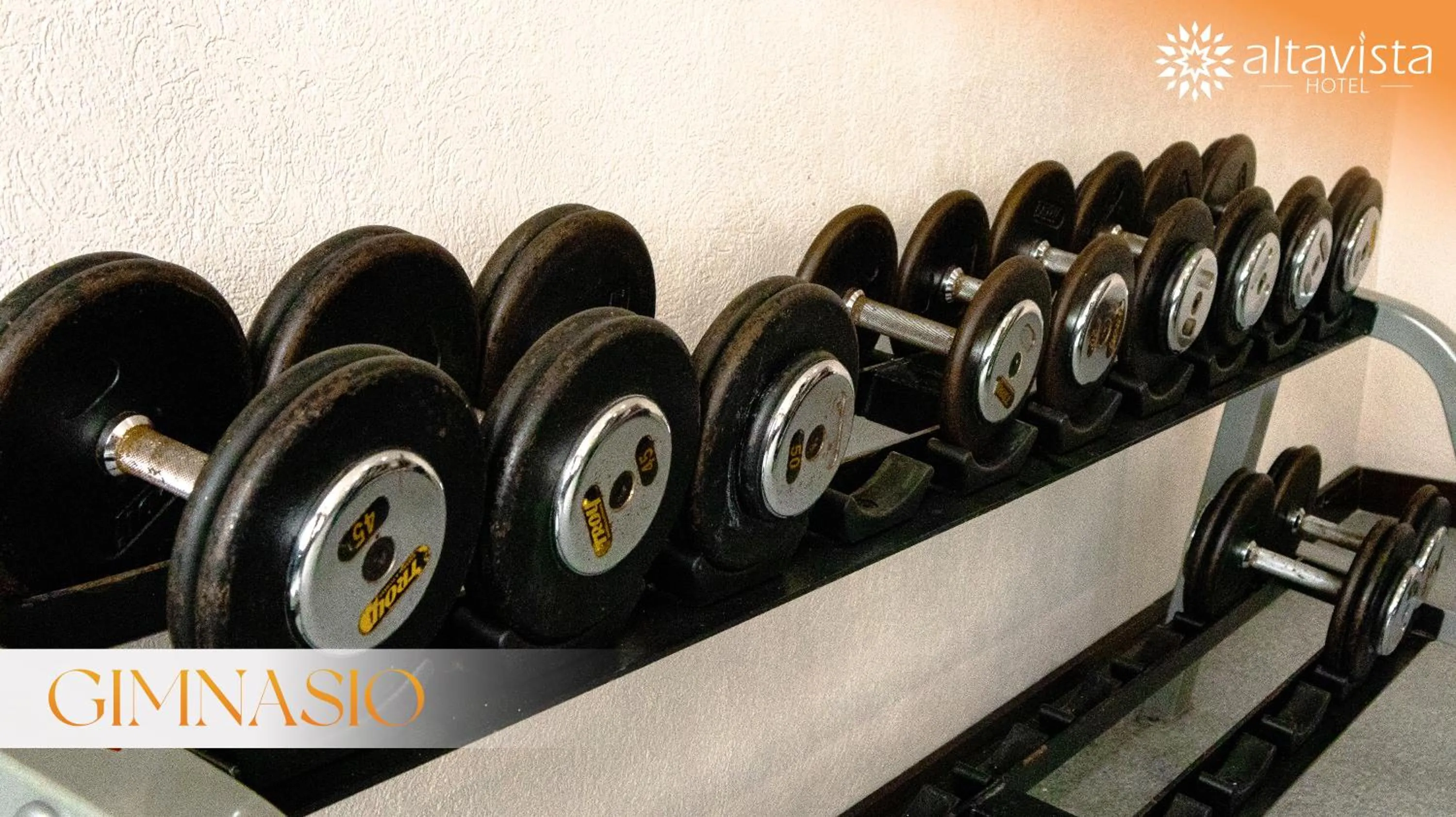 Fitness centre/facilities in Altavista Hotel