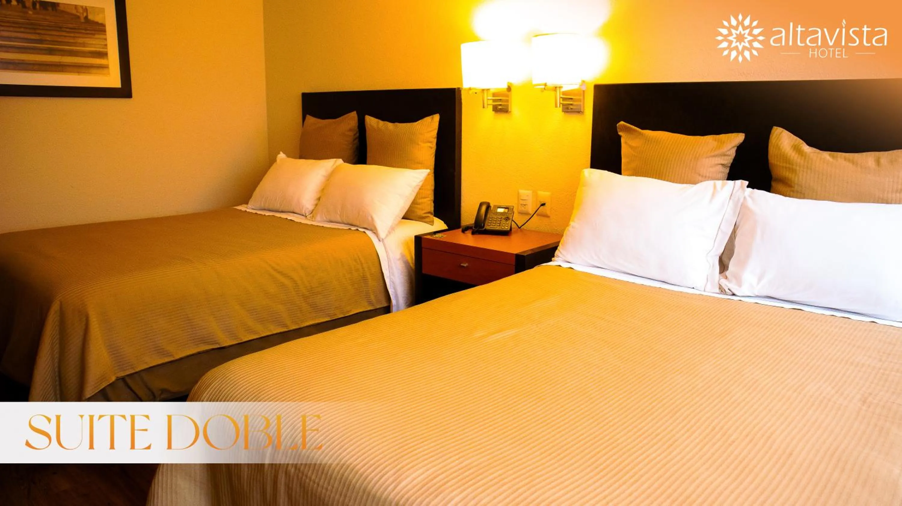 Bed in Altavista Hotel