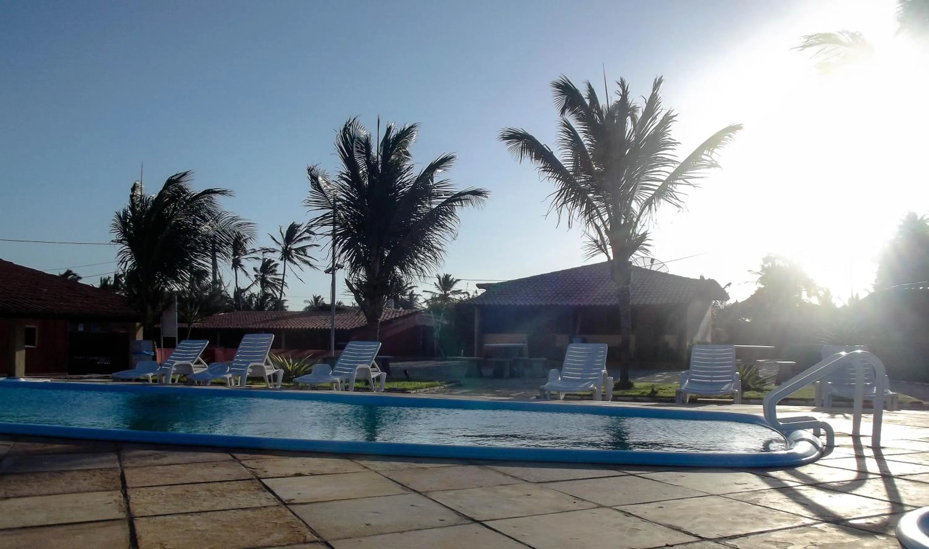 Swimming pool in Pousada Jagatá