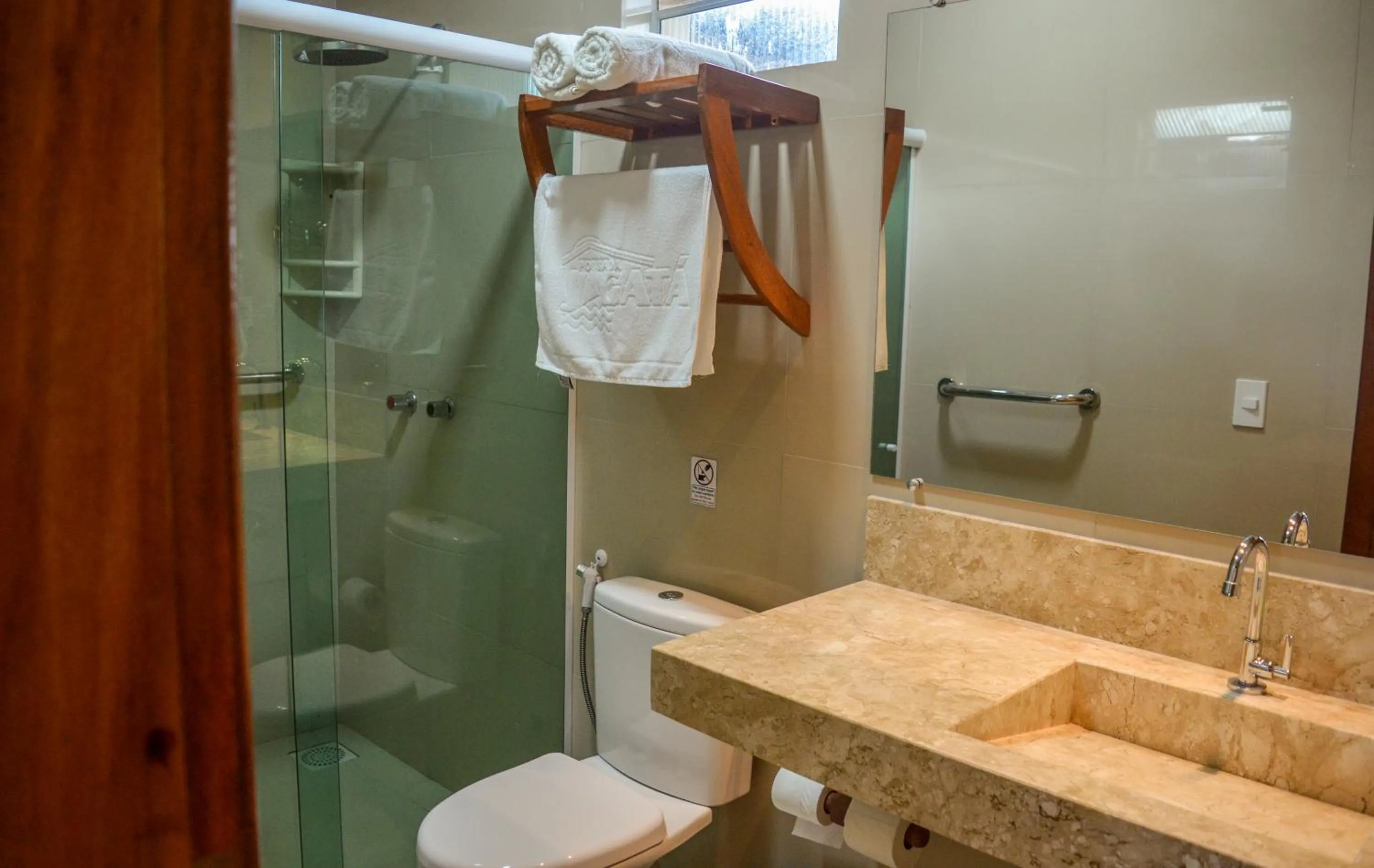 Bathroom in Pousada Jagatá