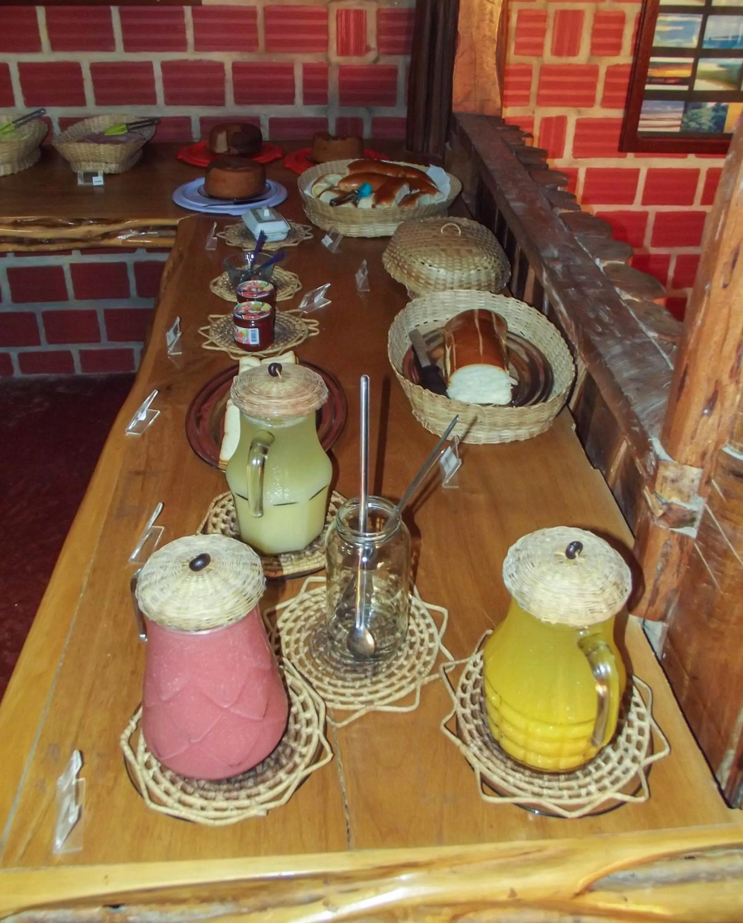 Food and drinks in Pousada Jagatá