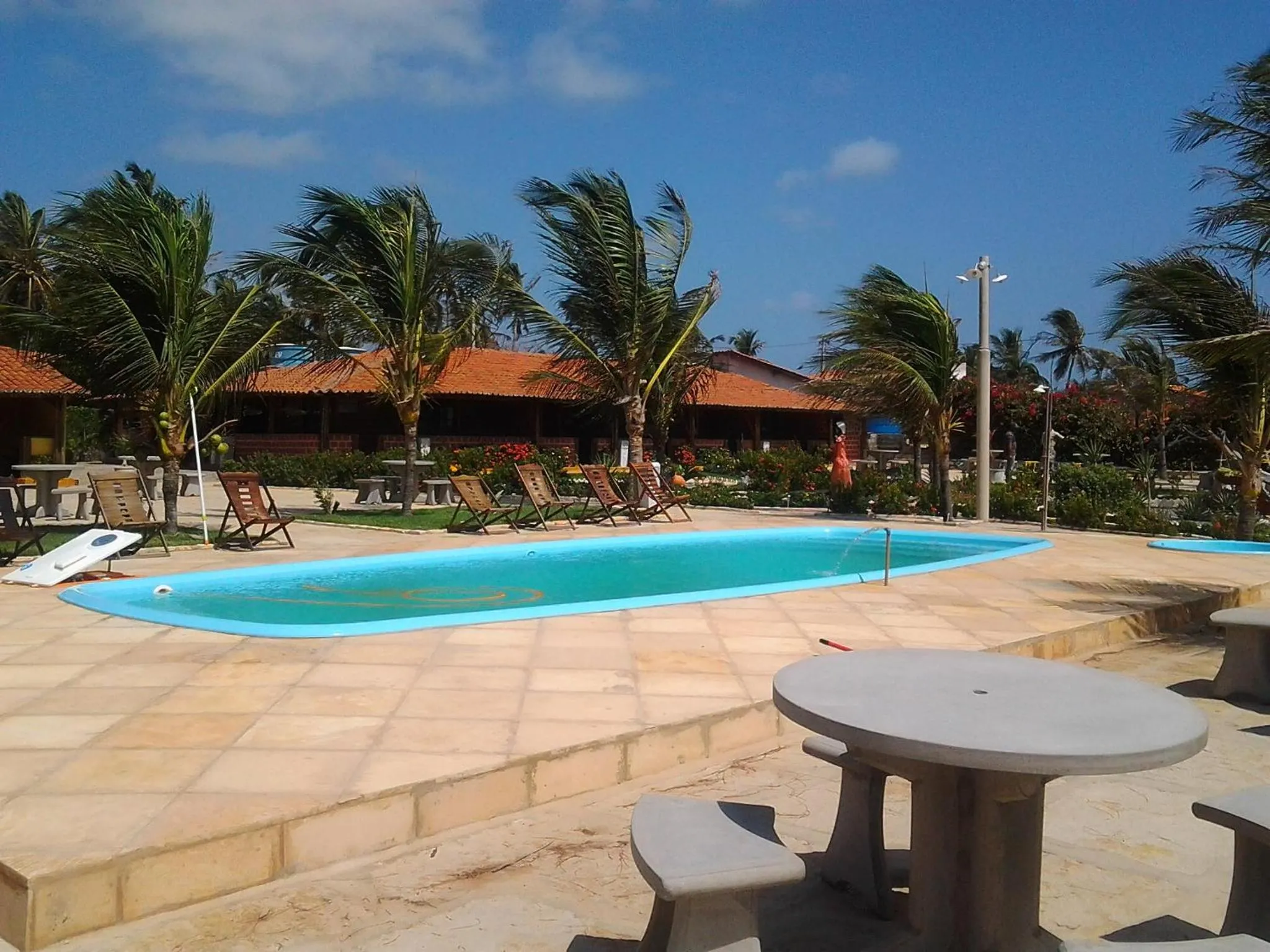 Swimming pool in Pousada Jagatá