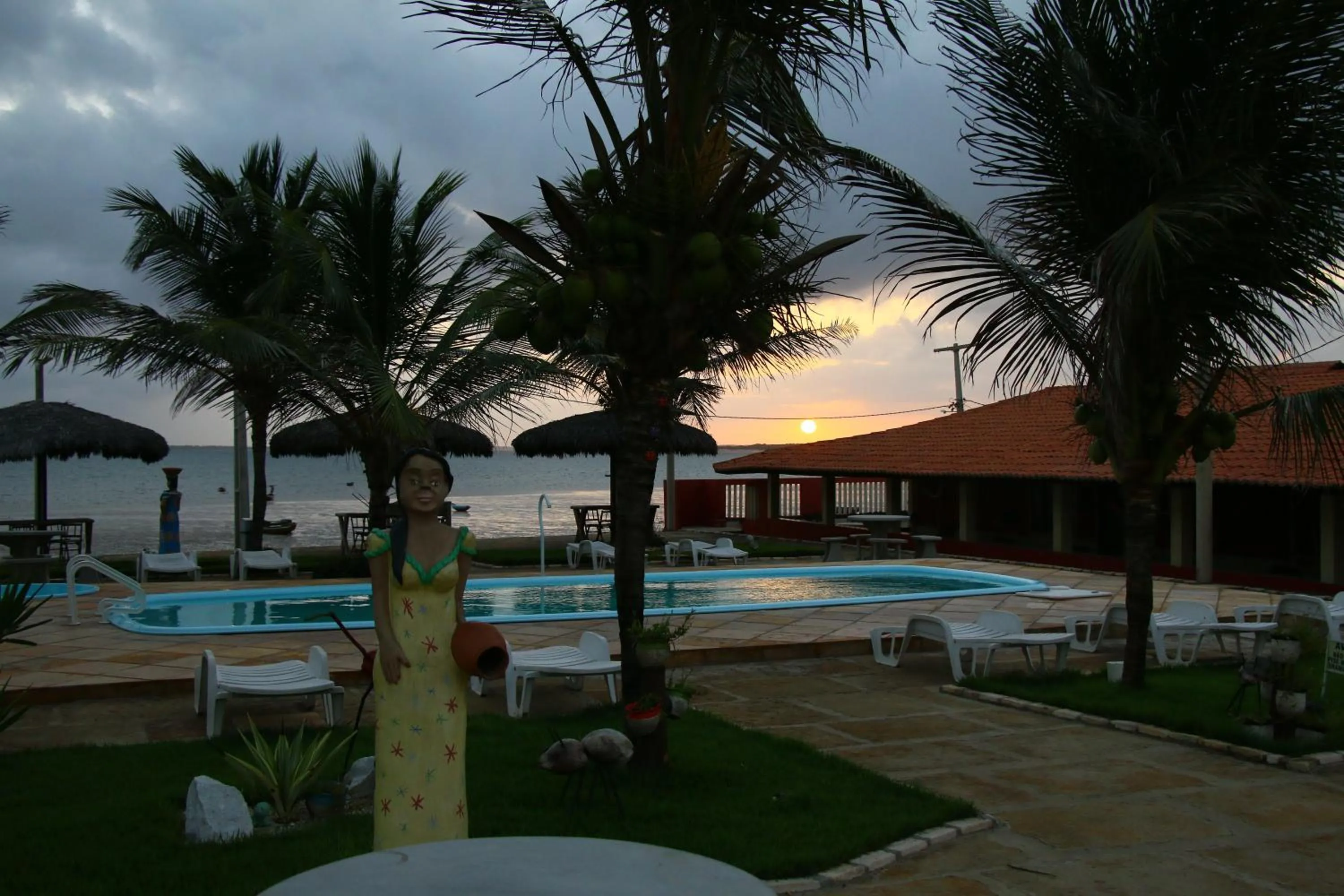 Swimming pool in Pousada Jagatá