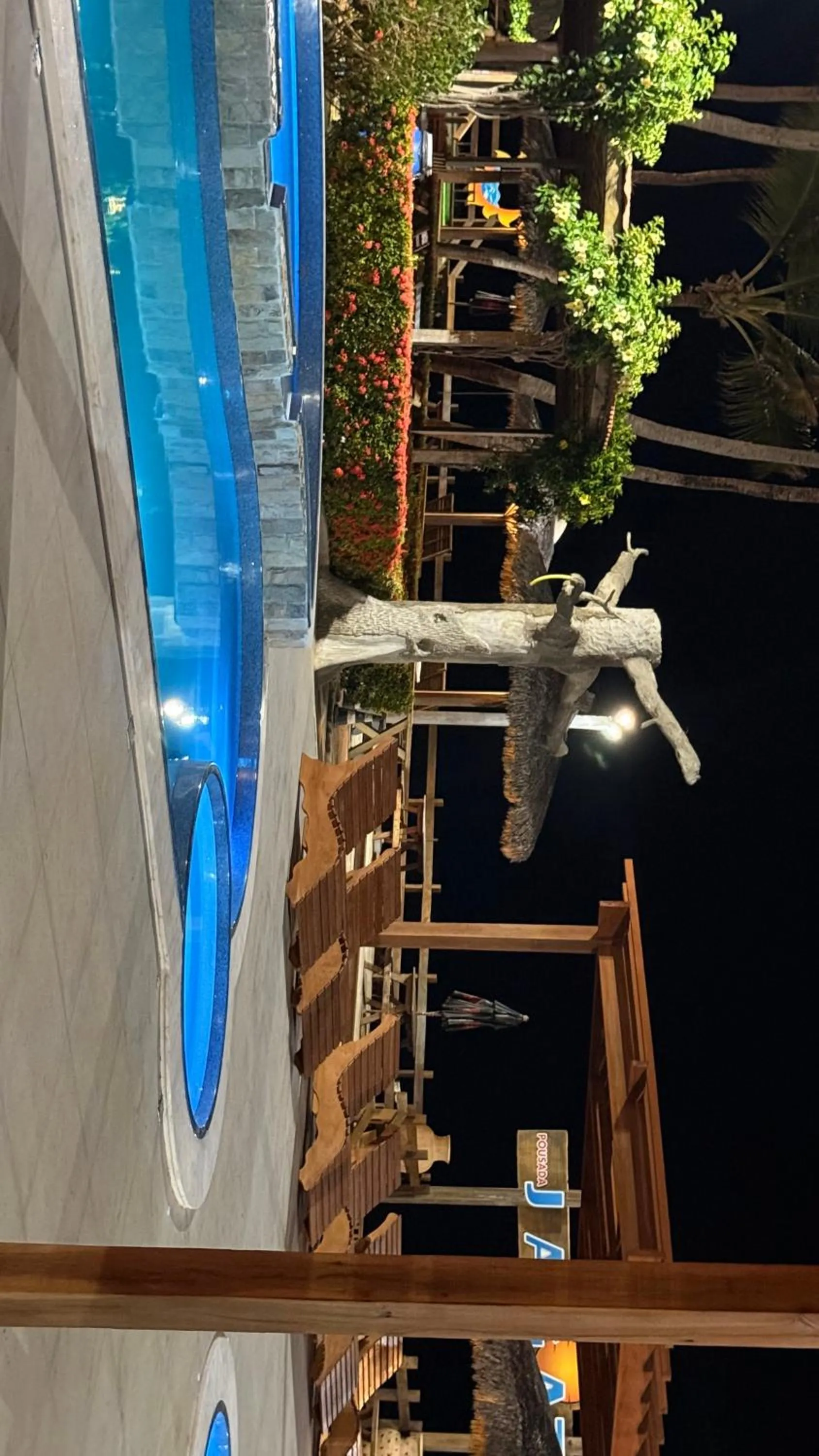 Swimming pool in Pousada Jagatá