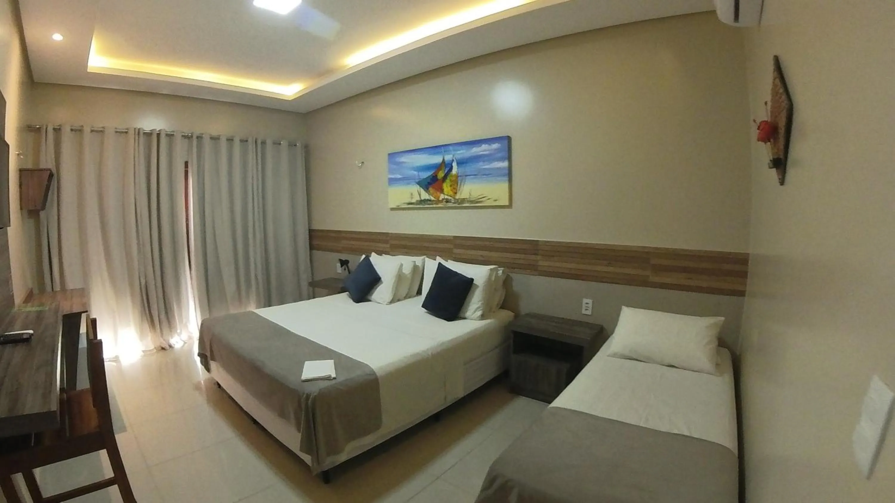 Bed in Pousada Jagatá