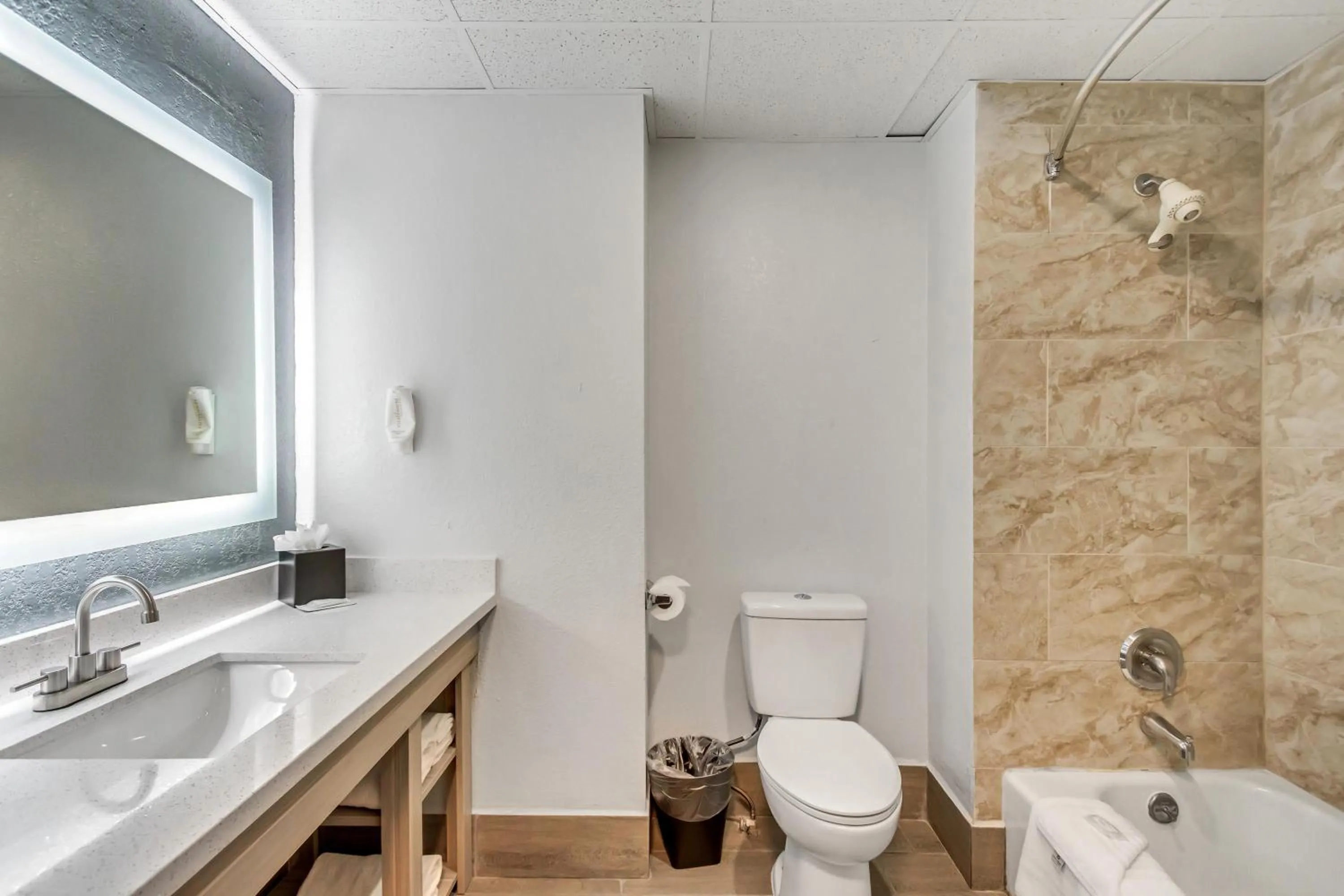 Bathroom in Clarion Inn Salt Lake City Airport